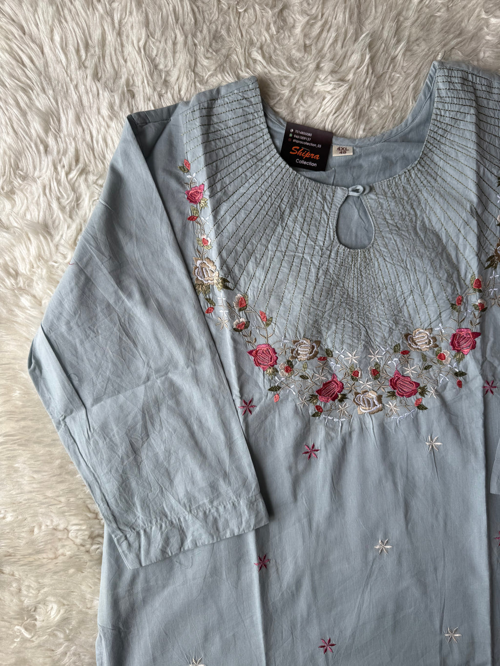 Premium Mul Cotton Thread Work Collection