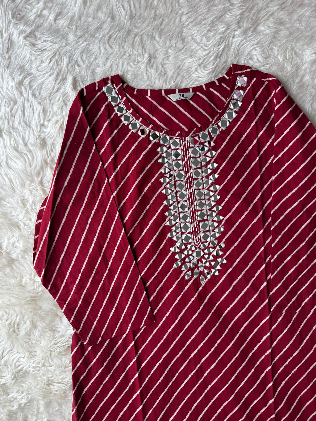 Premium Cotton Lehariya Set