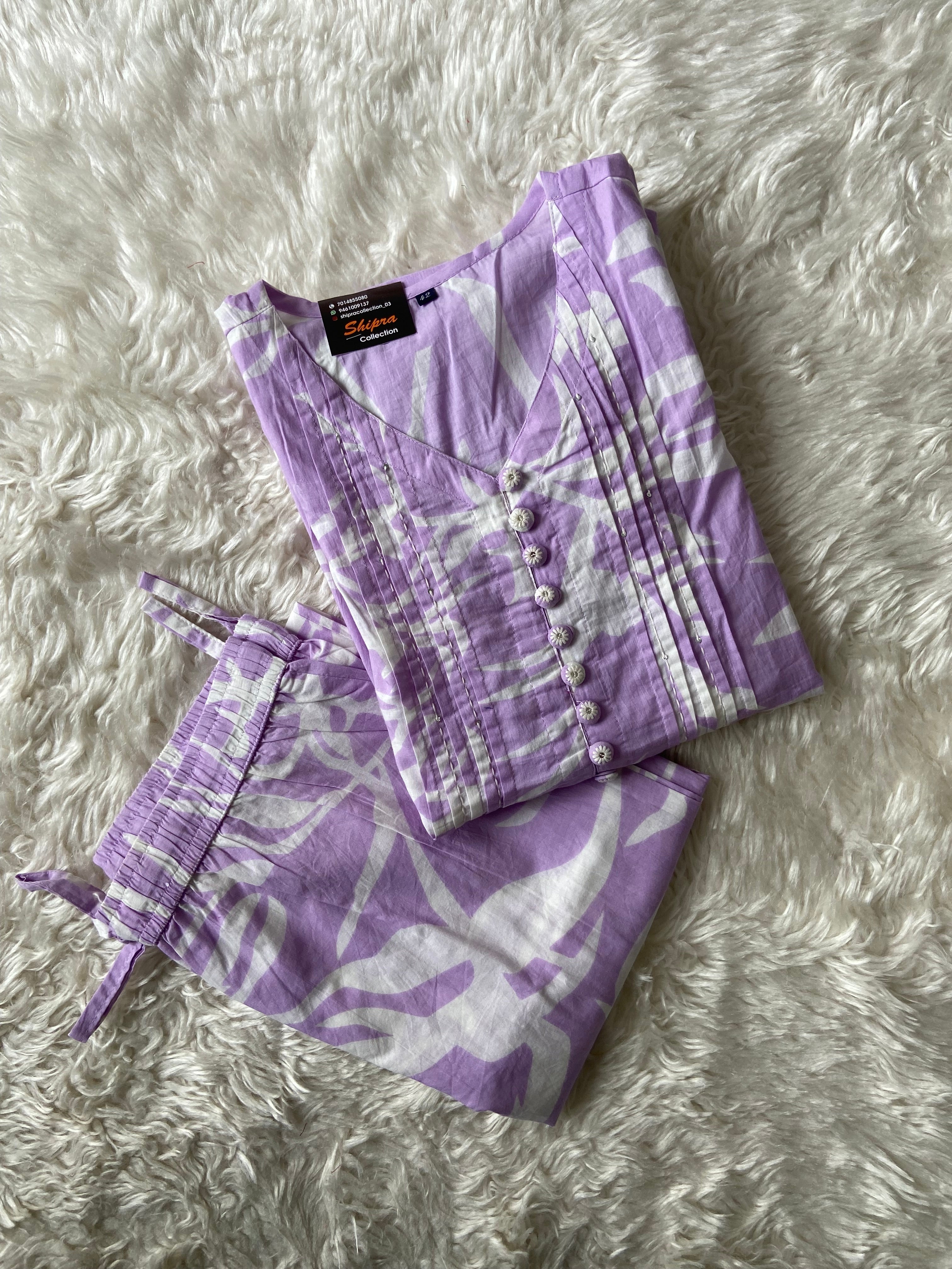 Premium Cotton Kurti Pant Set