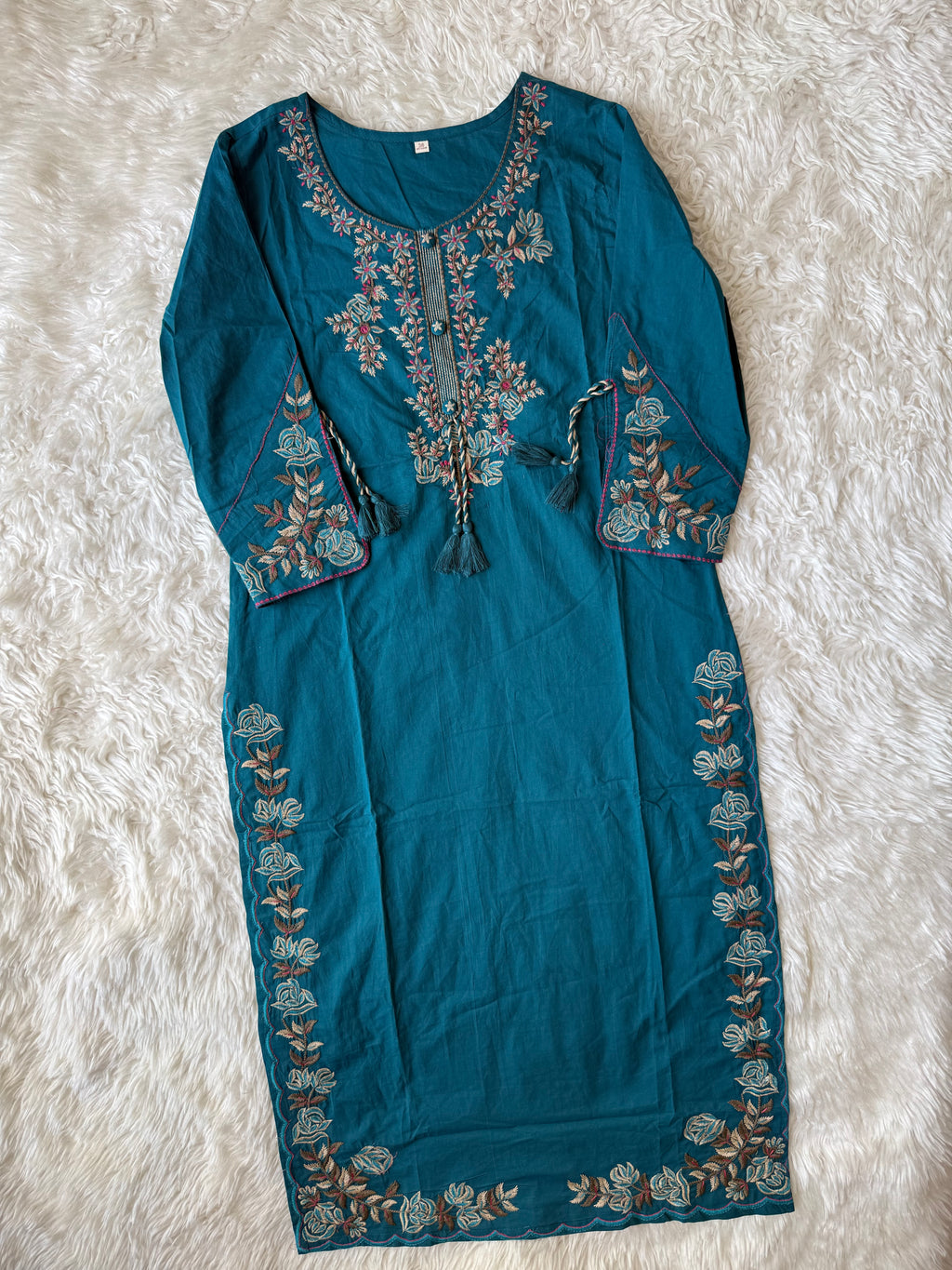 Premium Cotton Kurti Pant Dupatta Set