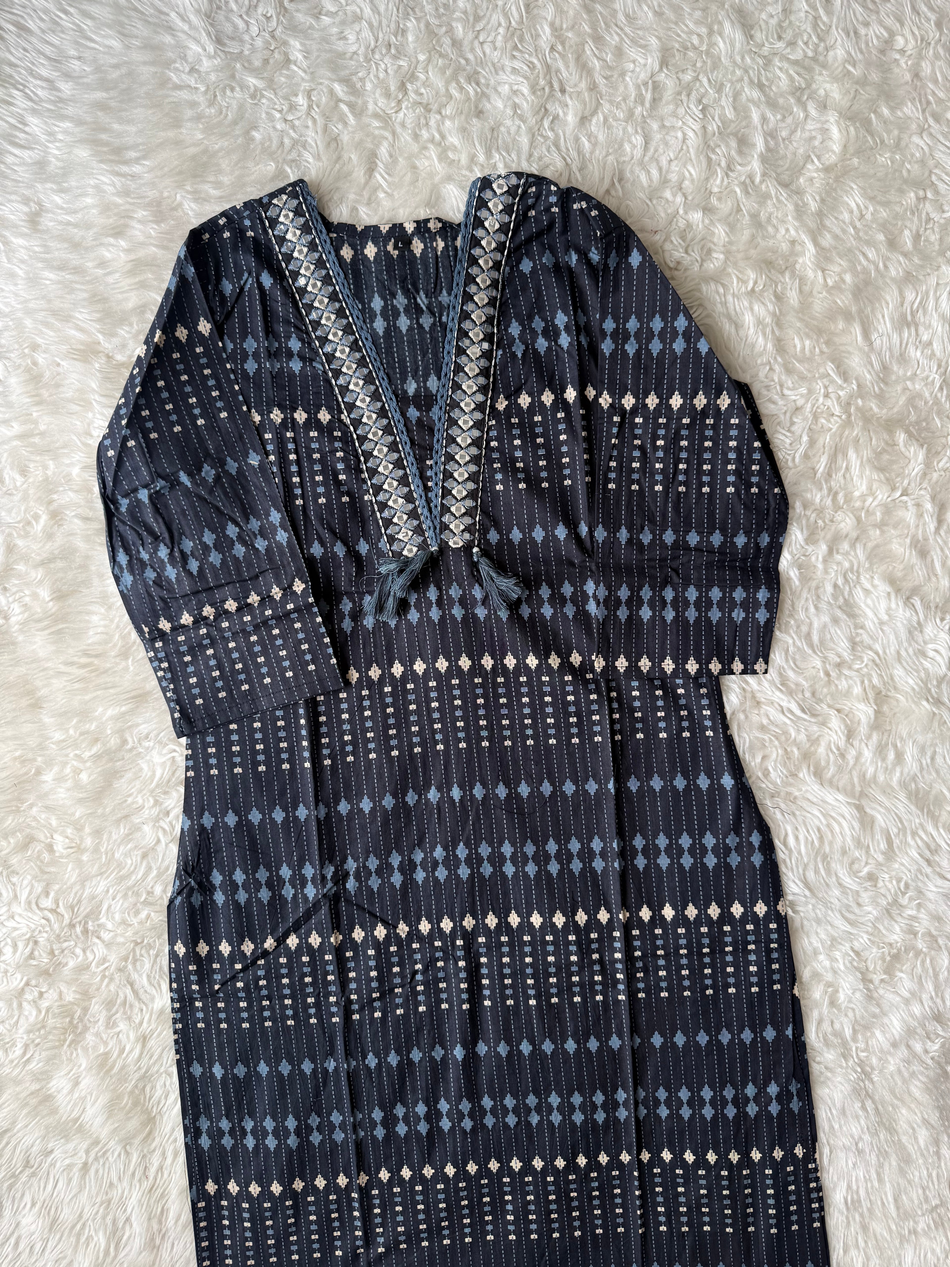 Cotton Kurti Pant Set