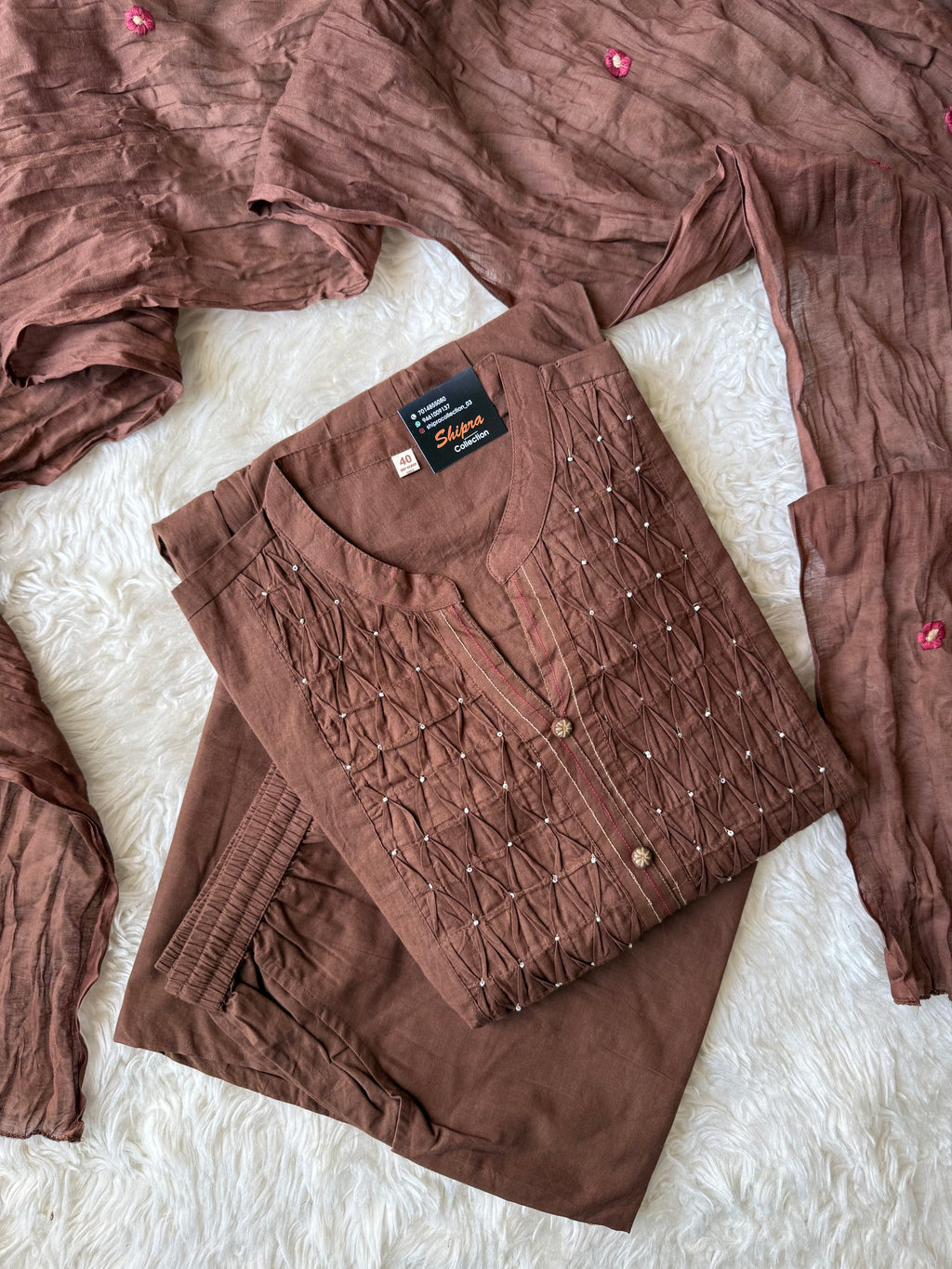Premium Cotton Thread Work Collection