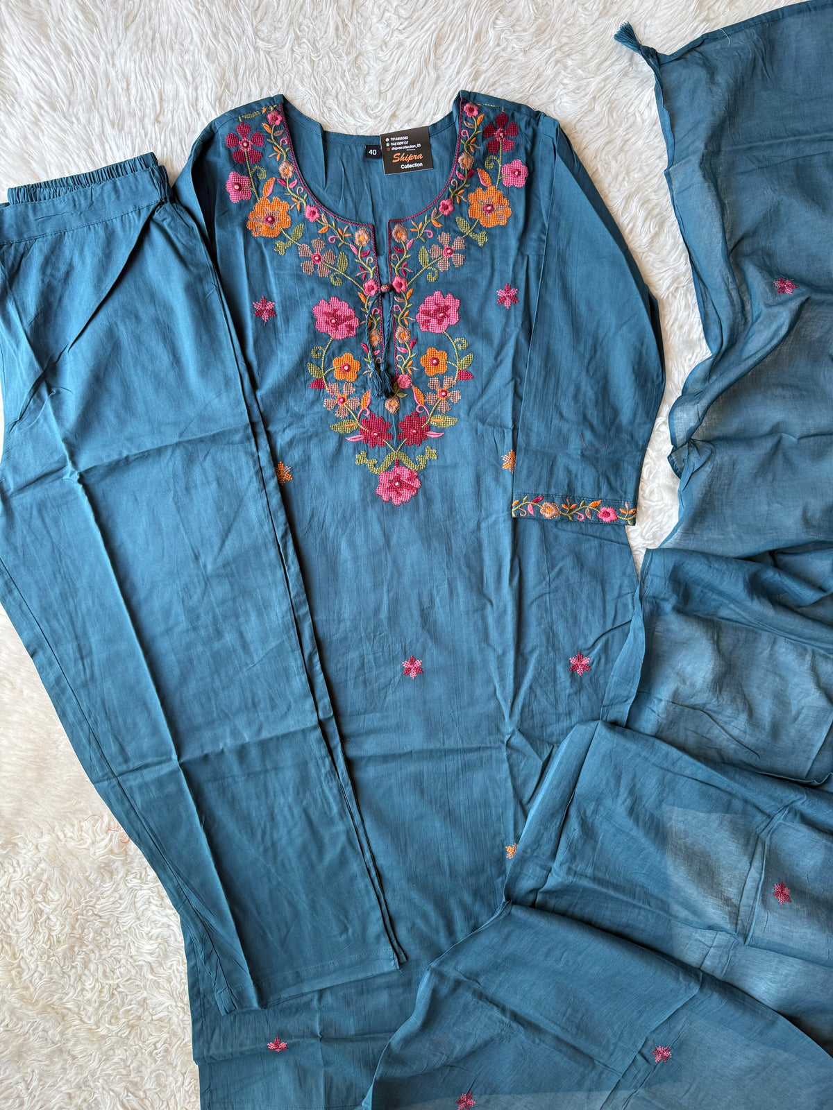 Premium Cotton Thread Work Collection