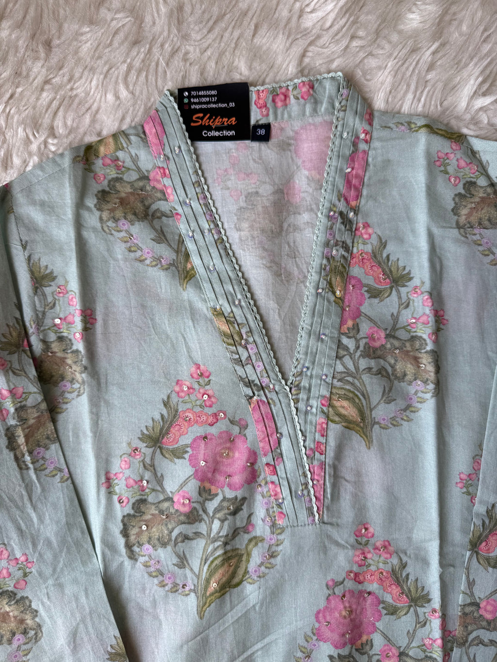 Premium Cotton Kurti Pant Dupatta Set