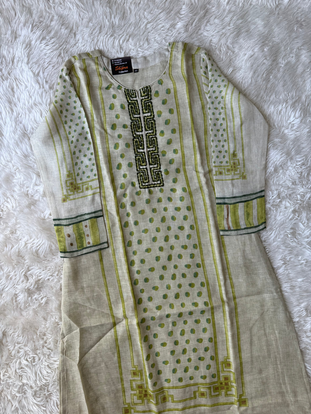 Linen Kurti Pant Dupatta Set