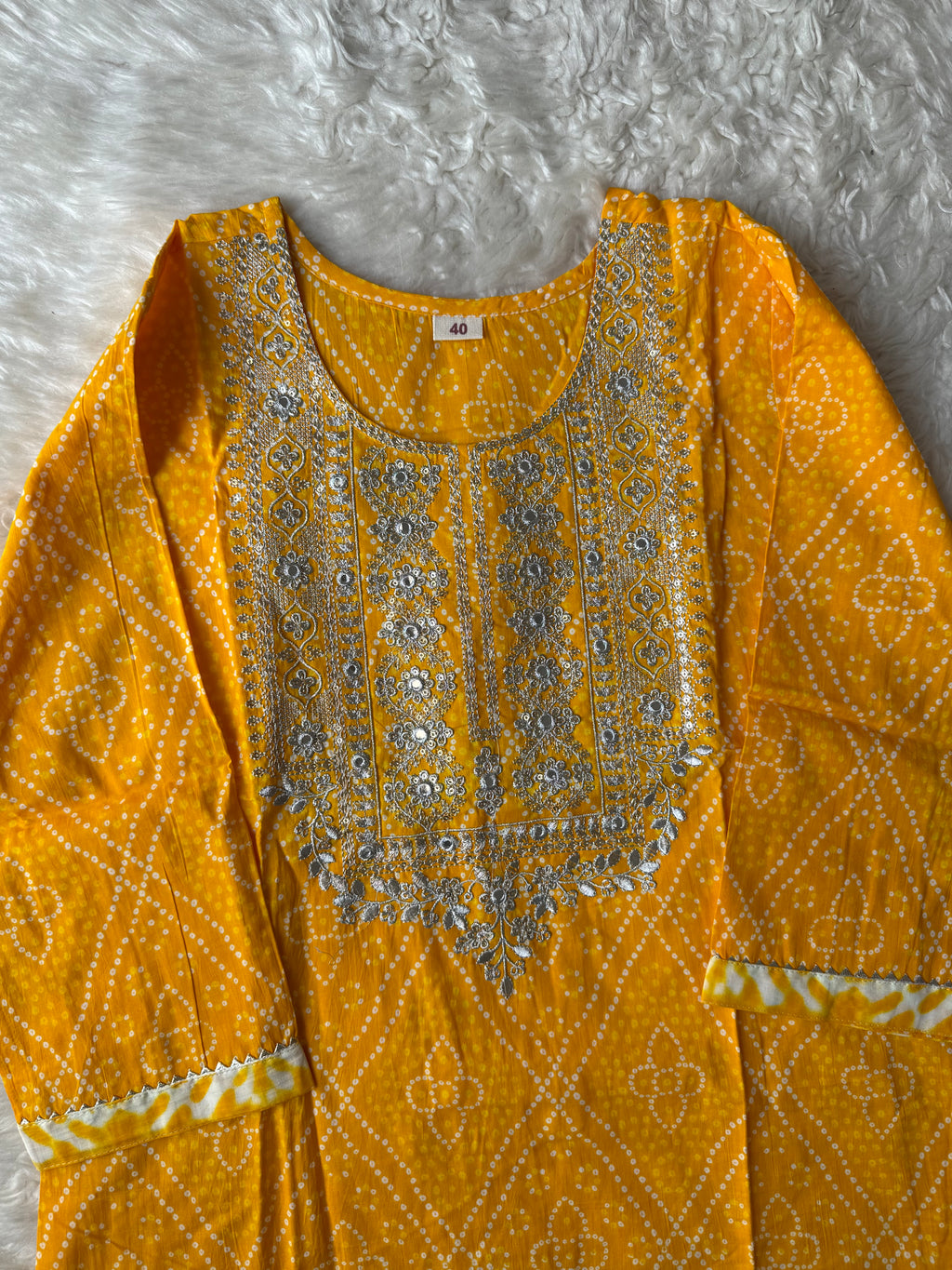 Pure Cotton Kurti Pant Dupatta Set