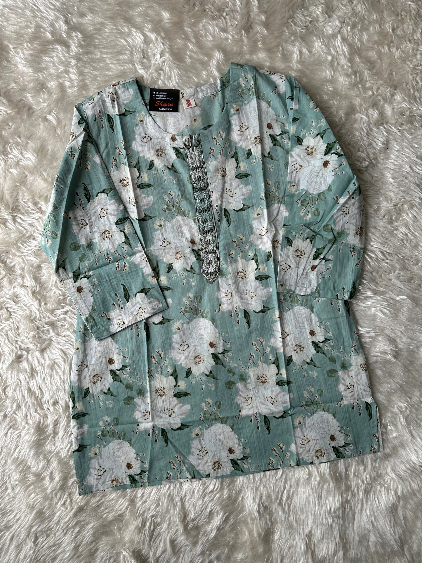 Pure Cotton Short Kurti