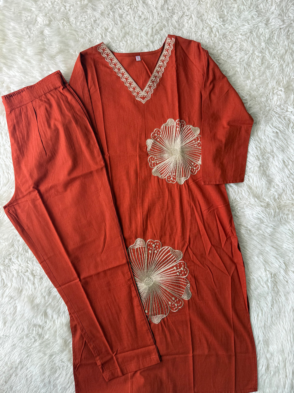 Premium Cotton Kurti Pant Set