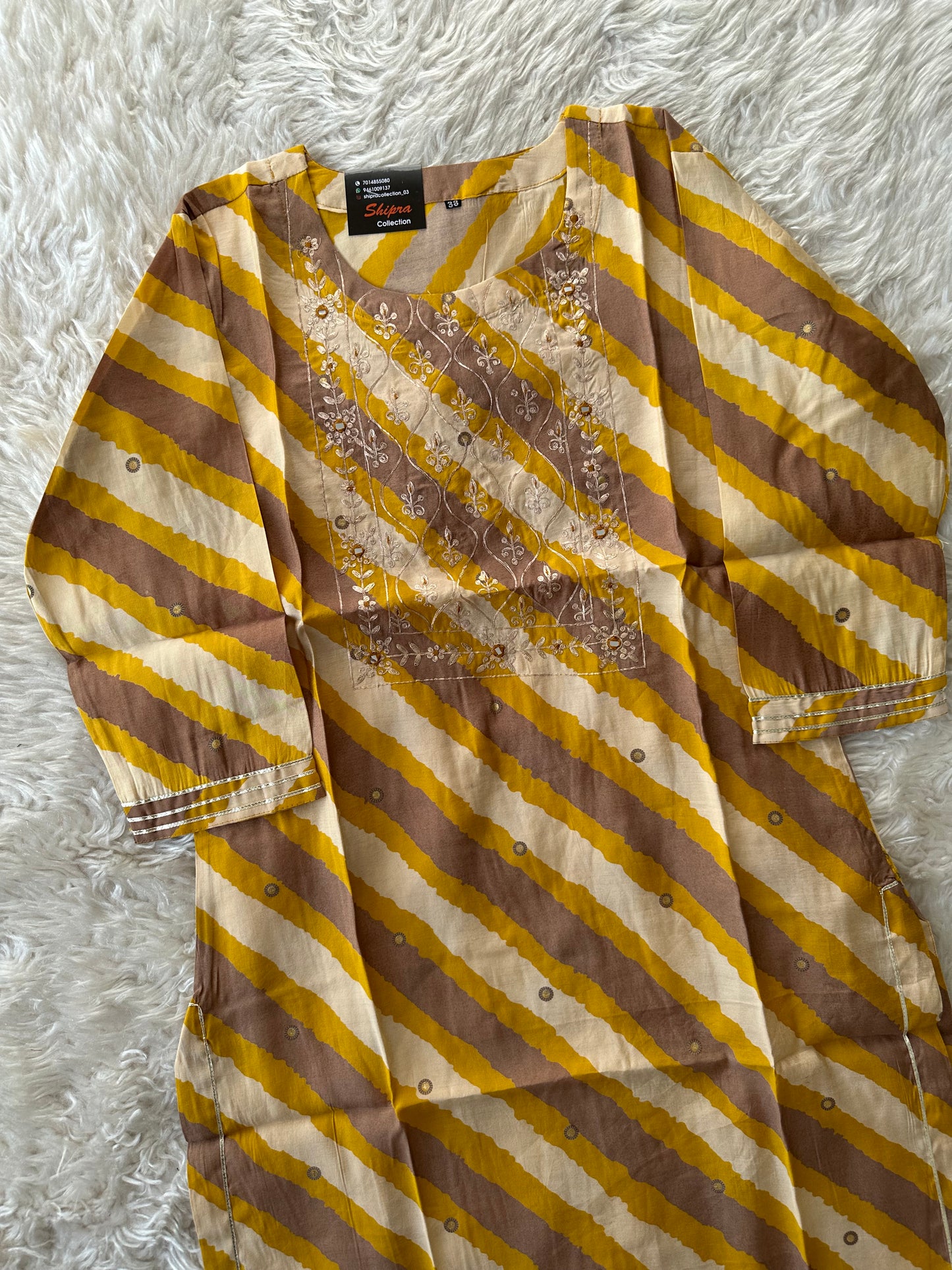 Pure Muslin Silk kurti