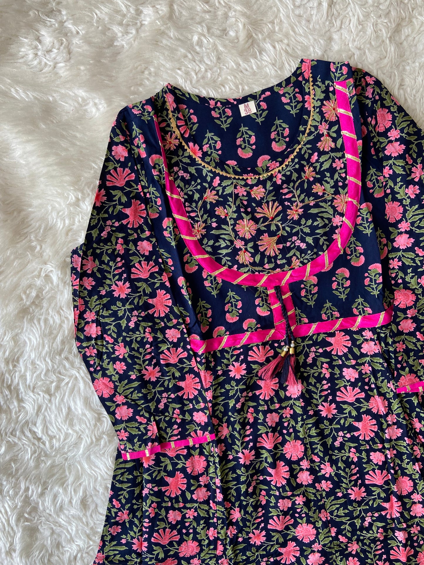 Rayon Kurti Pant Dupatta Set