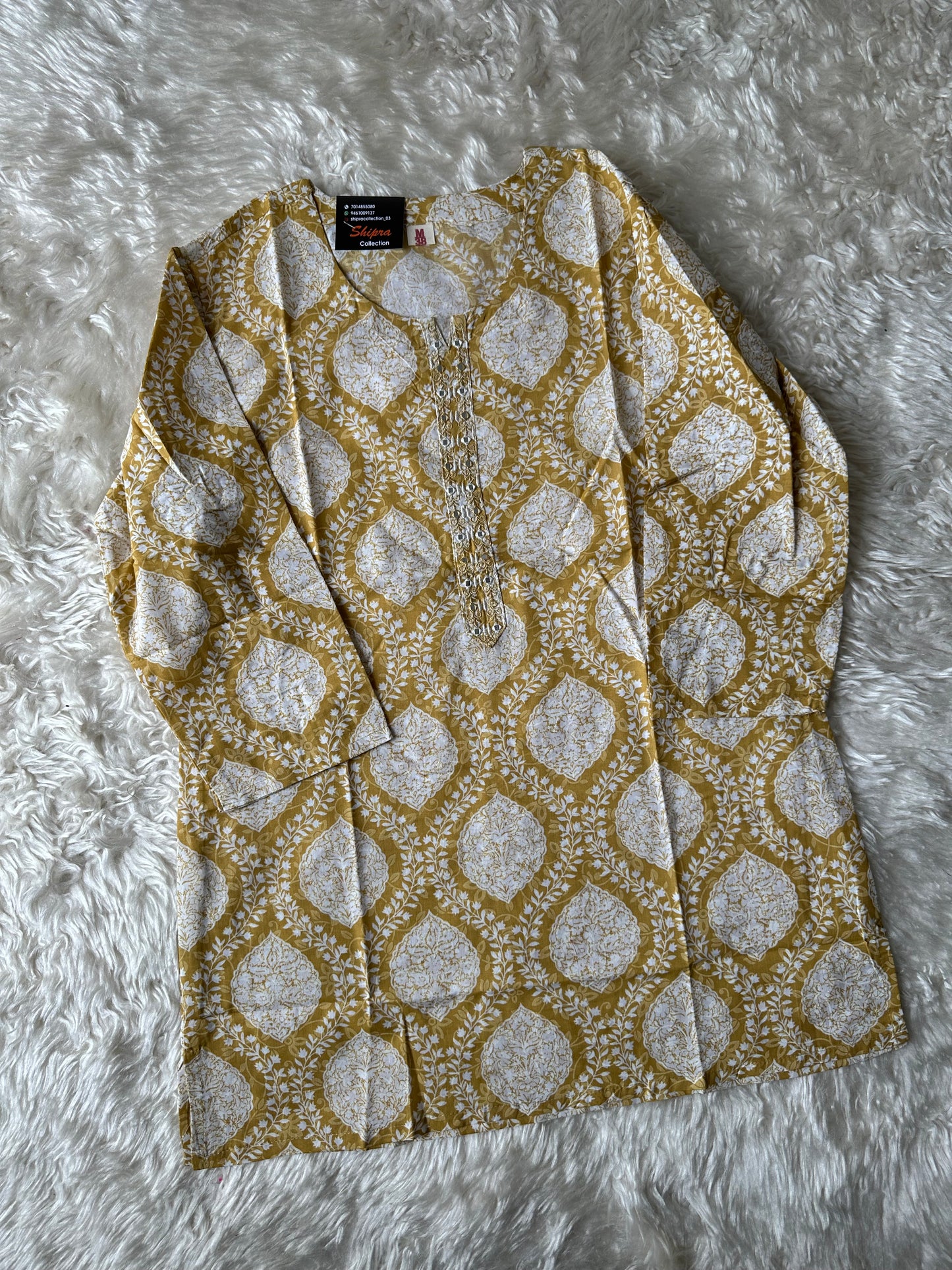 Pure Cotton Short Kurti