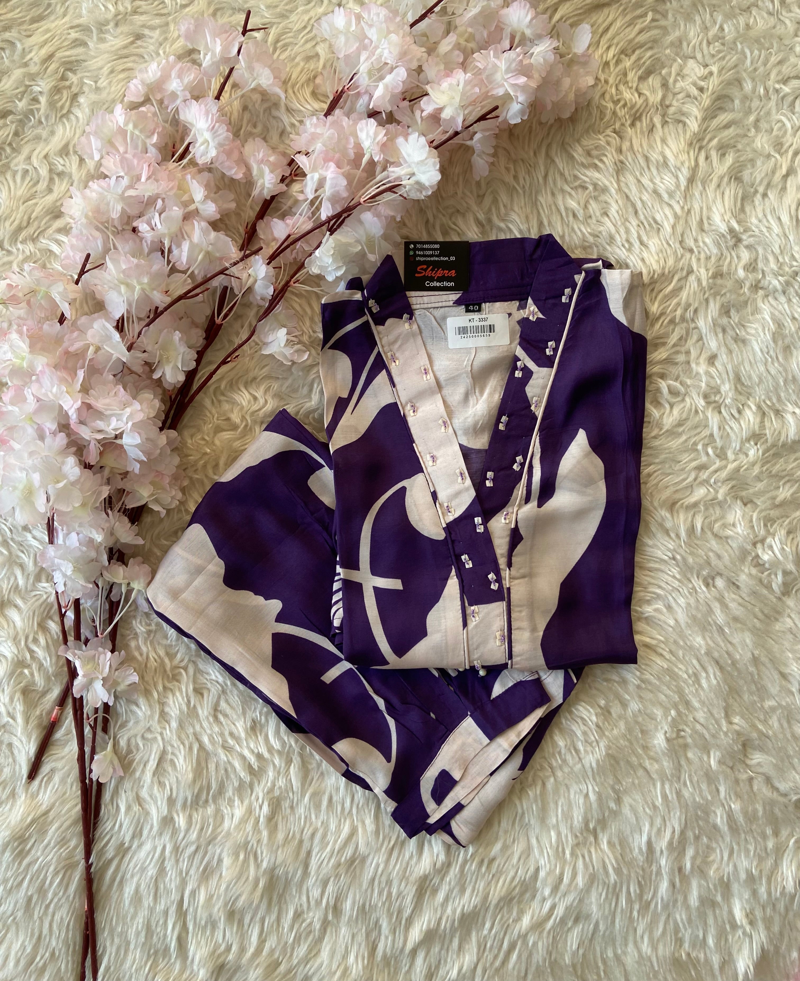 Butter Silk co-ord Set