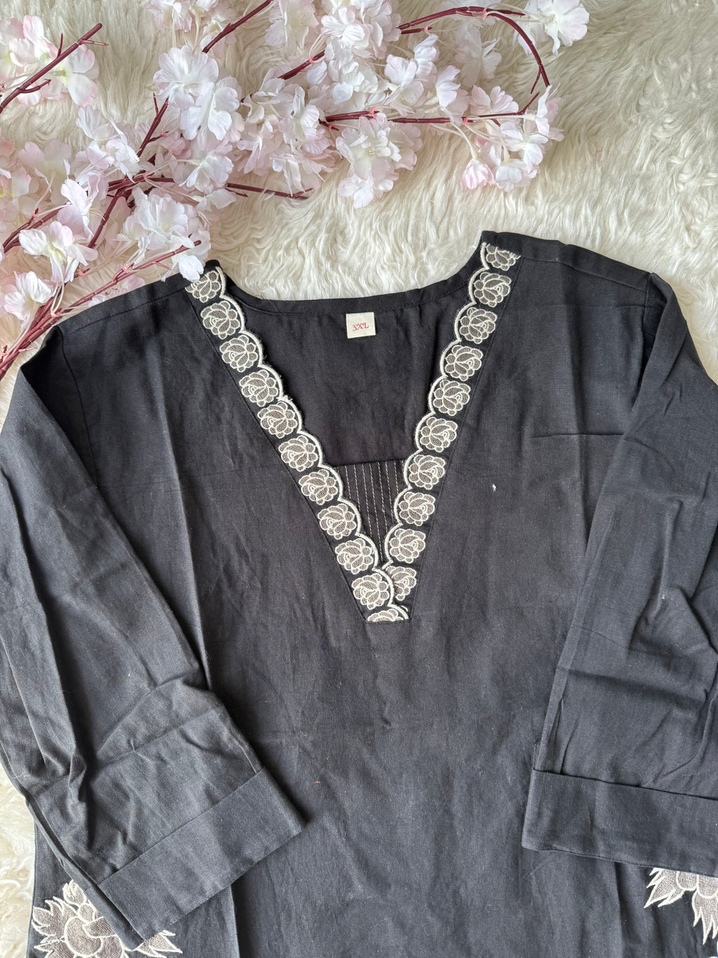 “Plus Size” Khadi Cotton Short Kurti