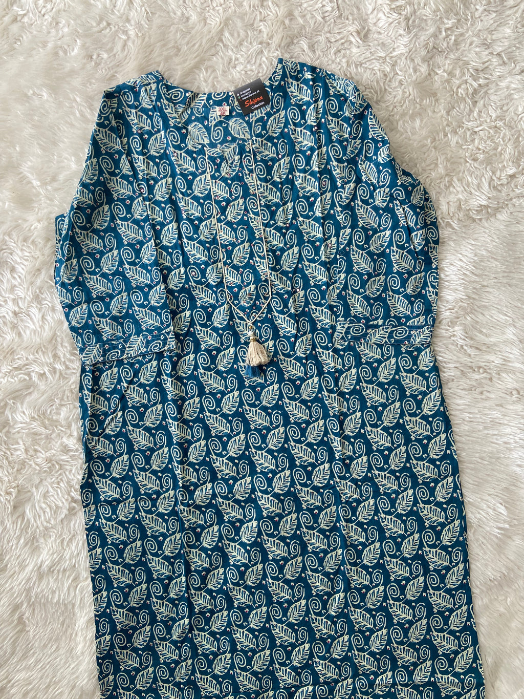 Pure Cotton Kurti Pant Dupatta Set