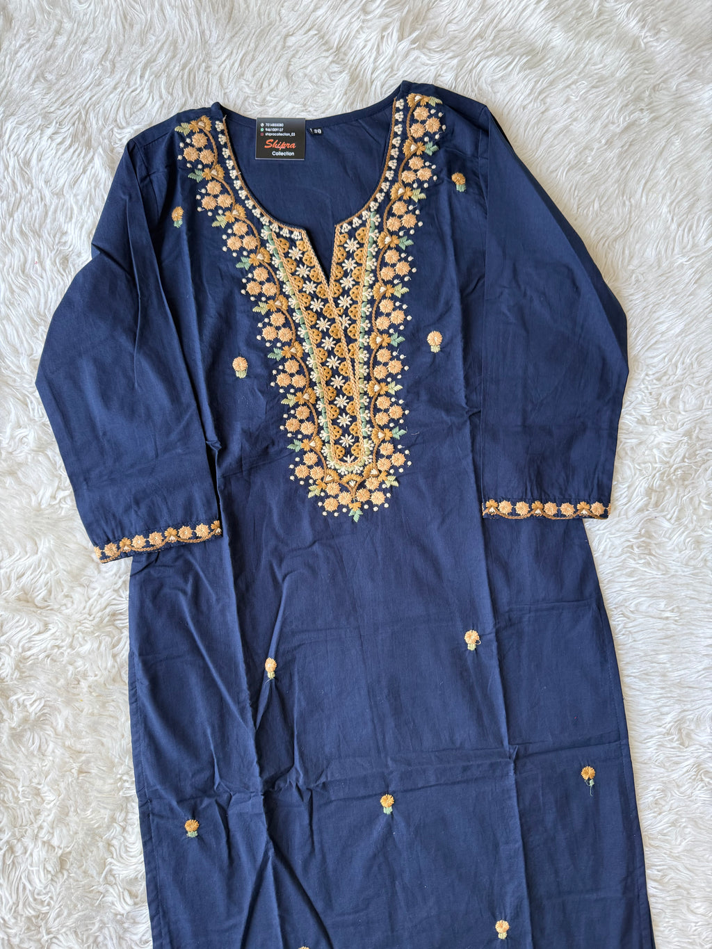 Premium Cotton Kurti Pant Dupatta Set