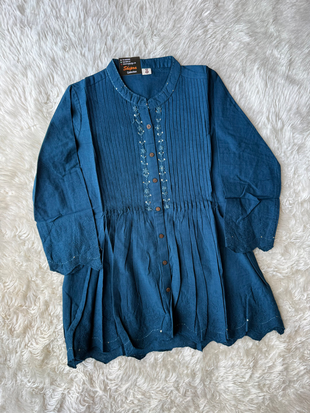 Khadi Cotton Short Kurti