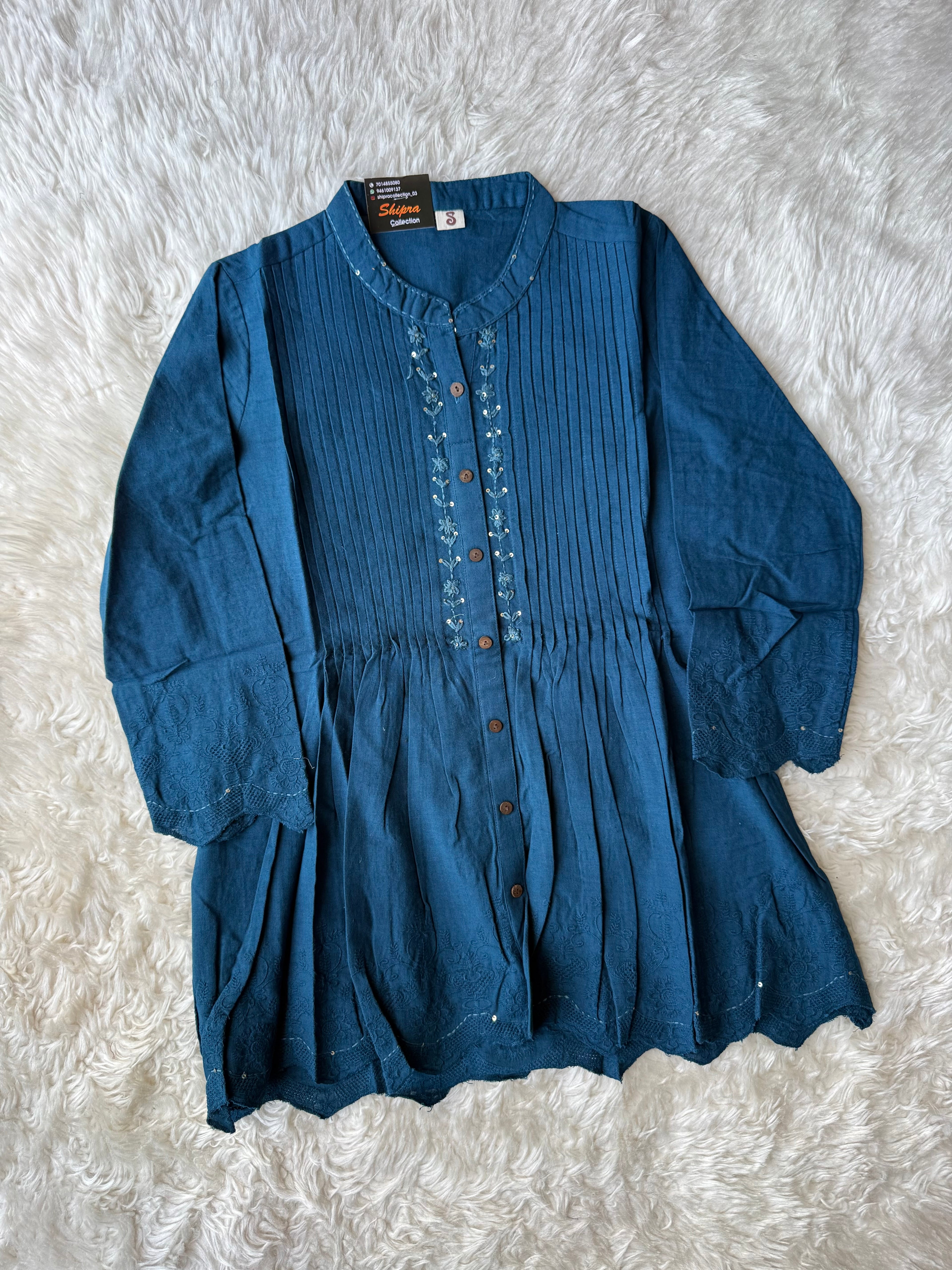 Khadi Cotton Short Kurti