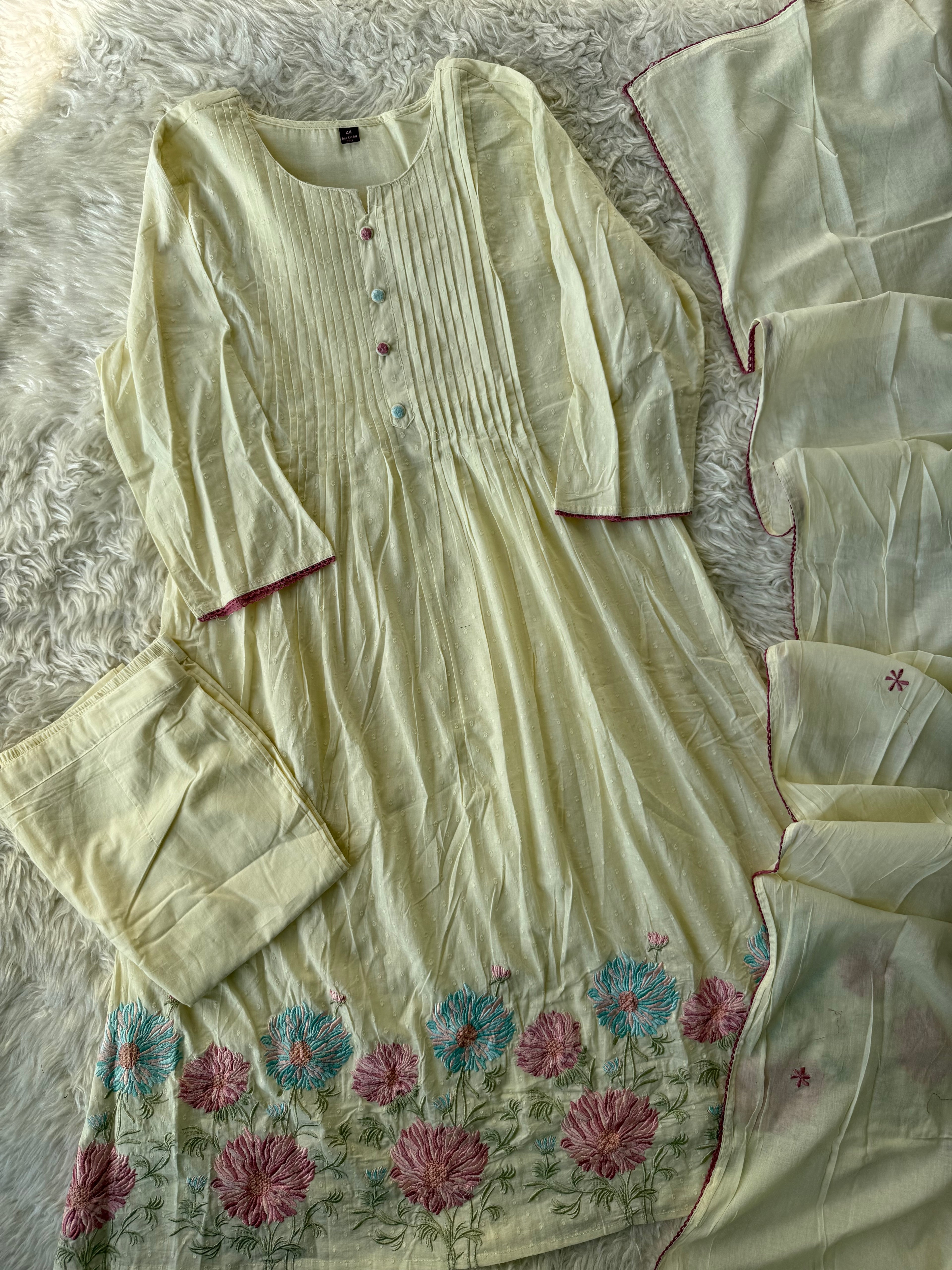 Premium Mul Cotton Thread Work Collection