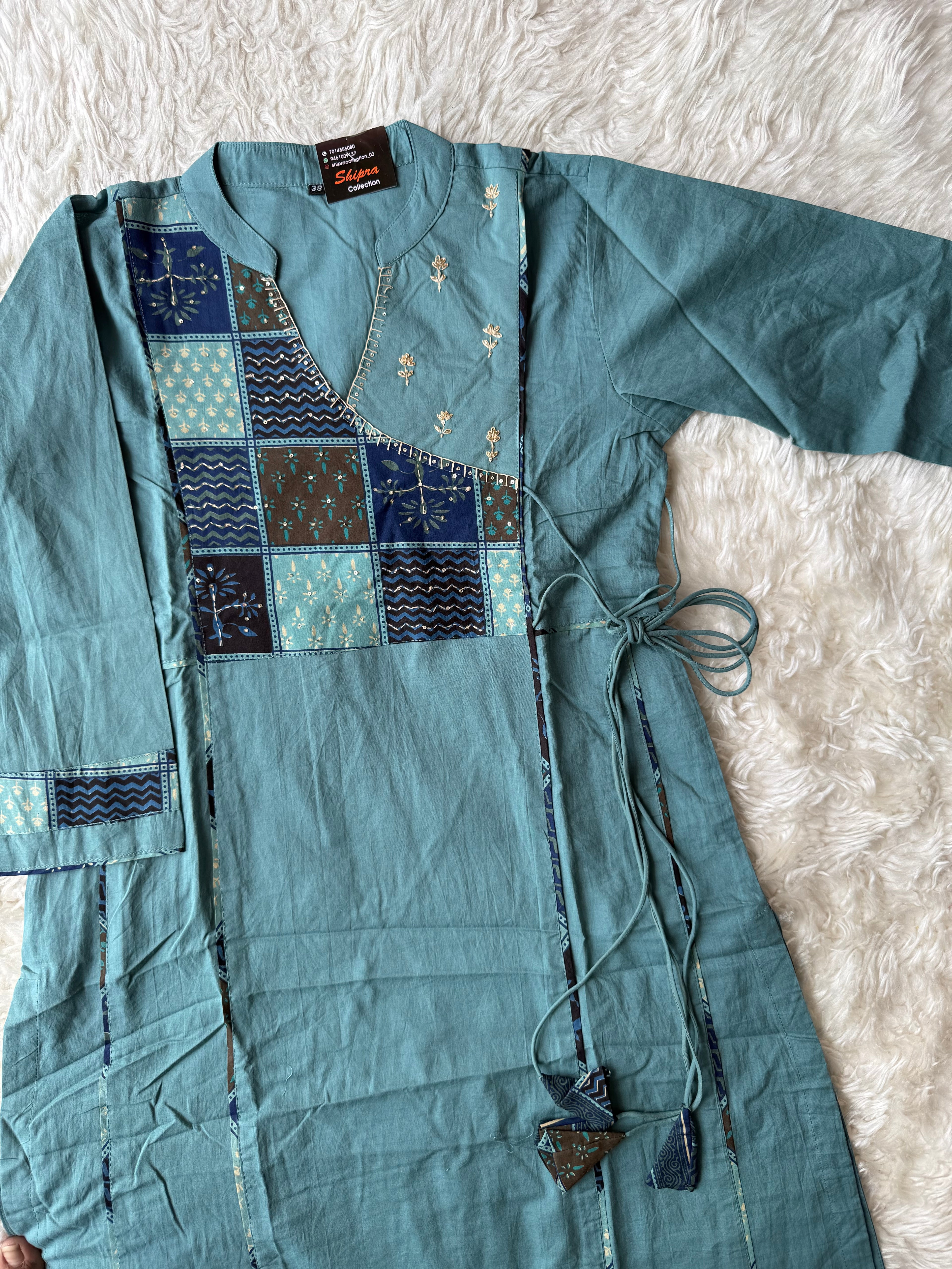 Premium Cotton Kurti Pant Dupatta Set