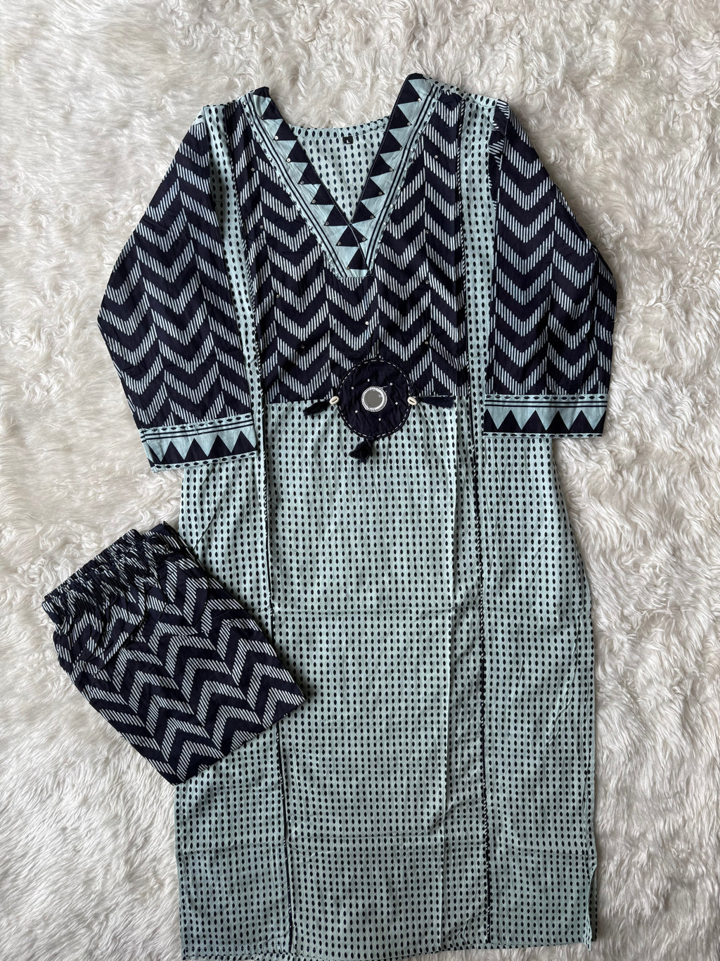 Cotton Kurti Pant Set