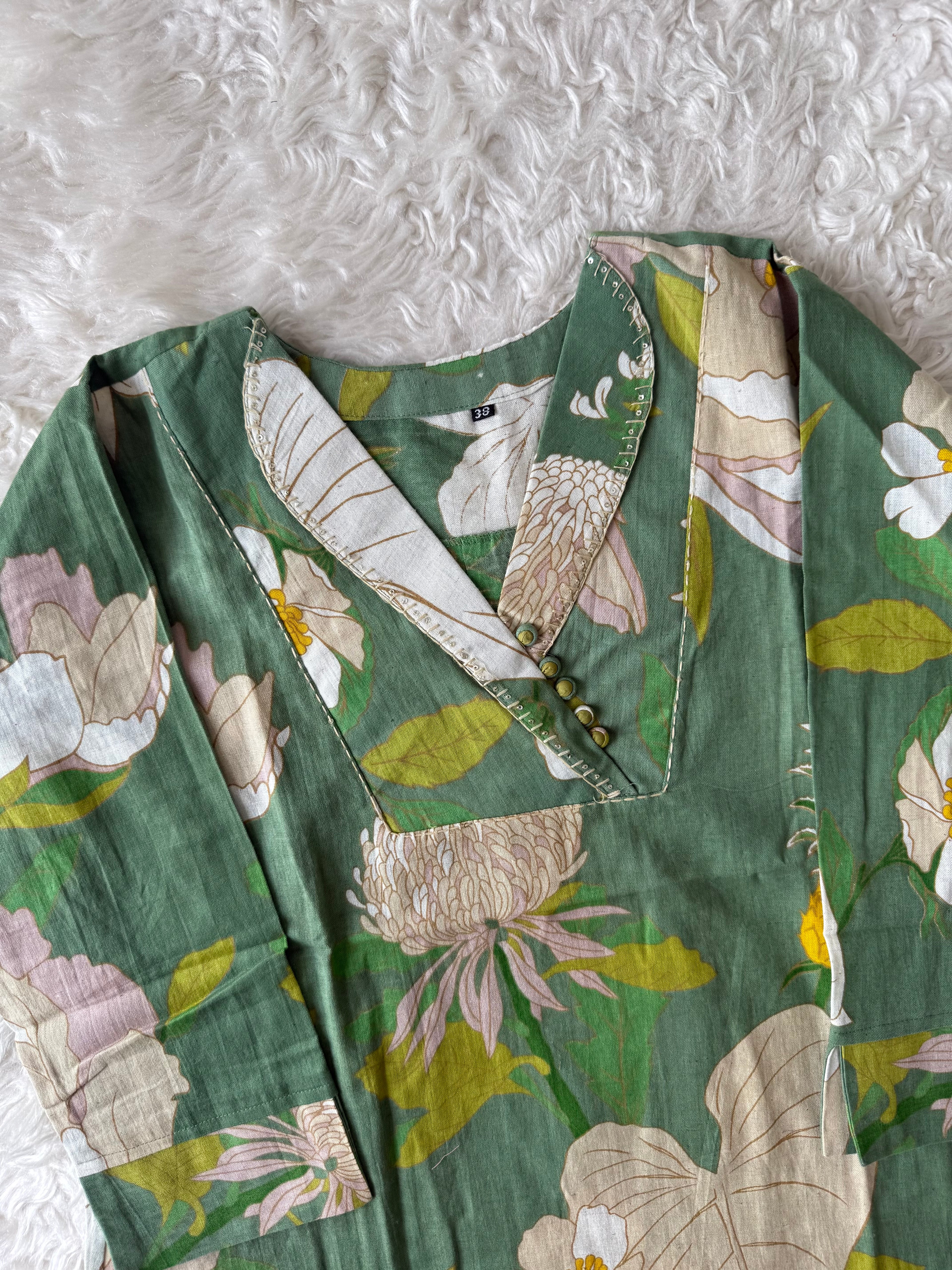 Soft Khadi Cotton Co-ord Set