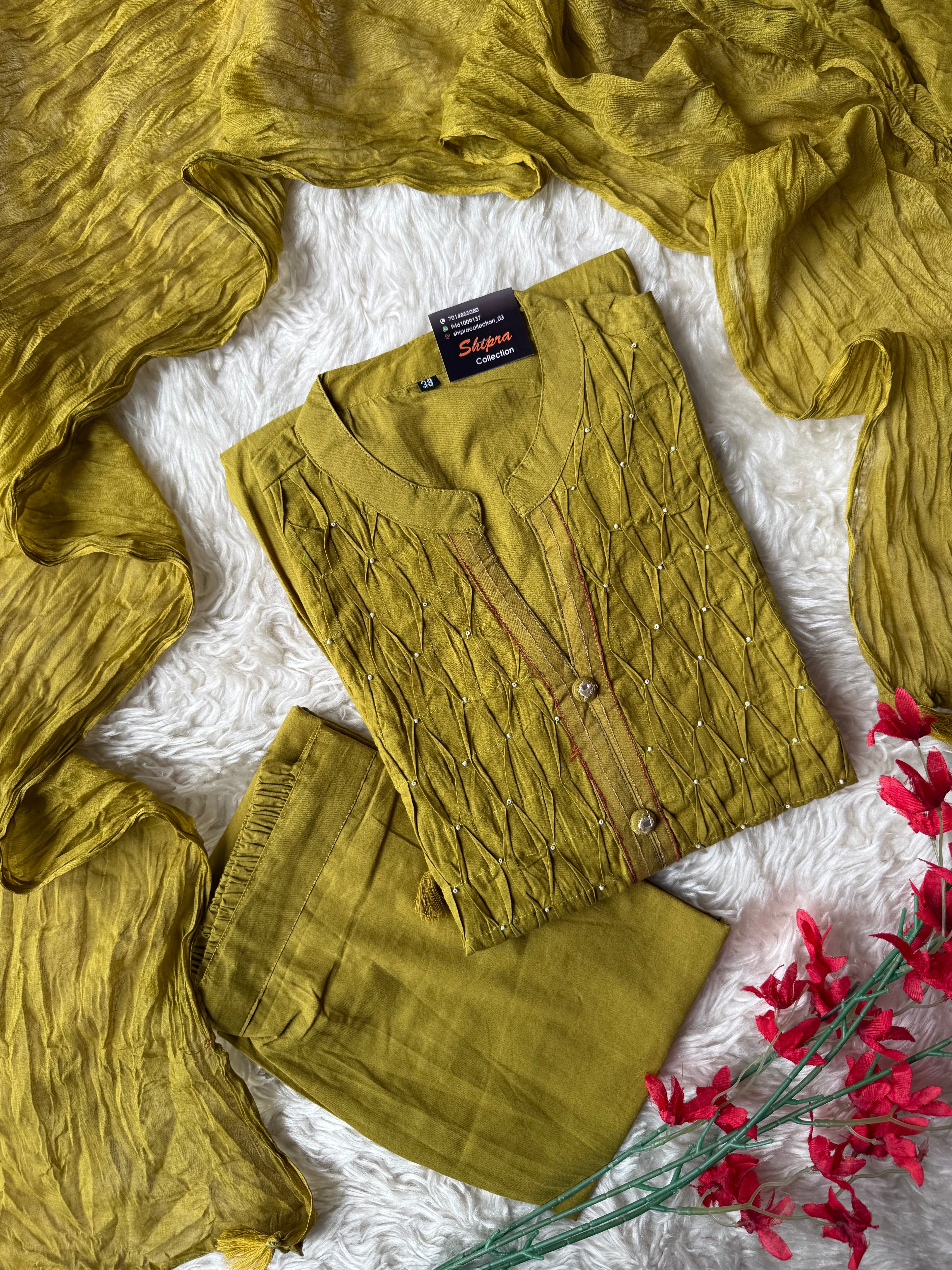Premium Cotton Thread Work Collection