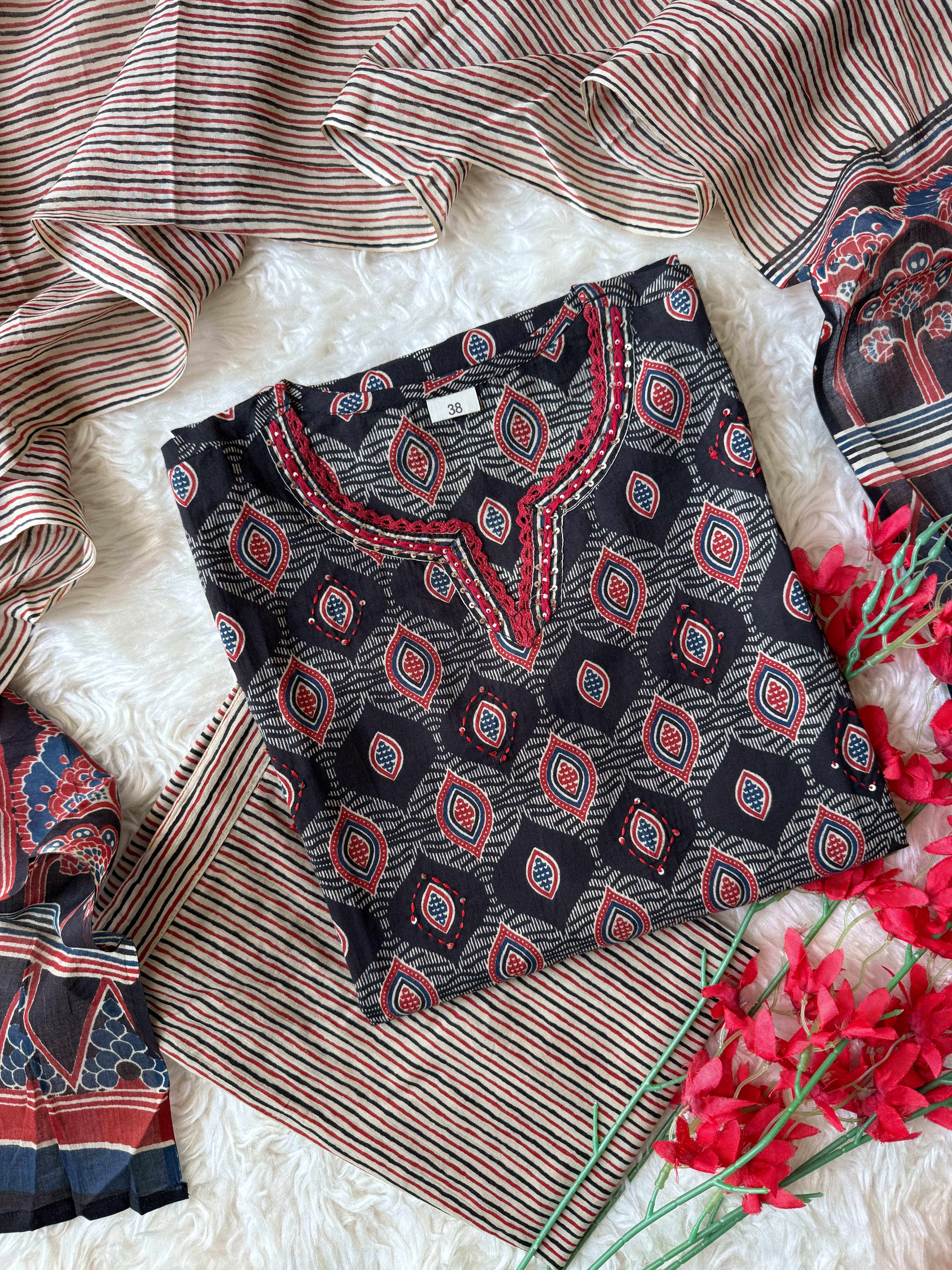 Pure Cotton Kurti Pant Cotton Set