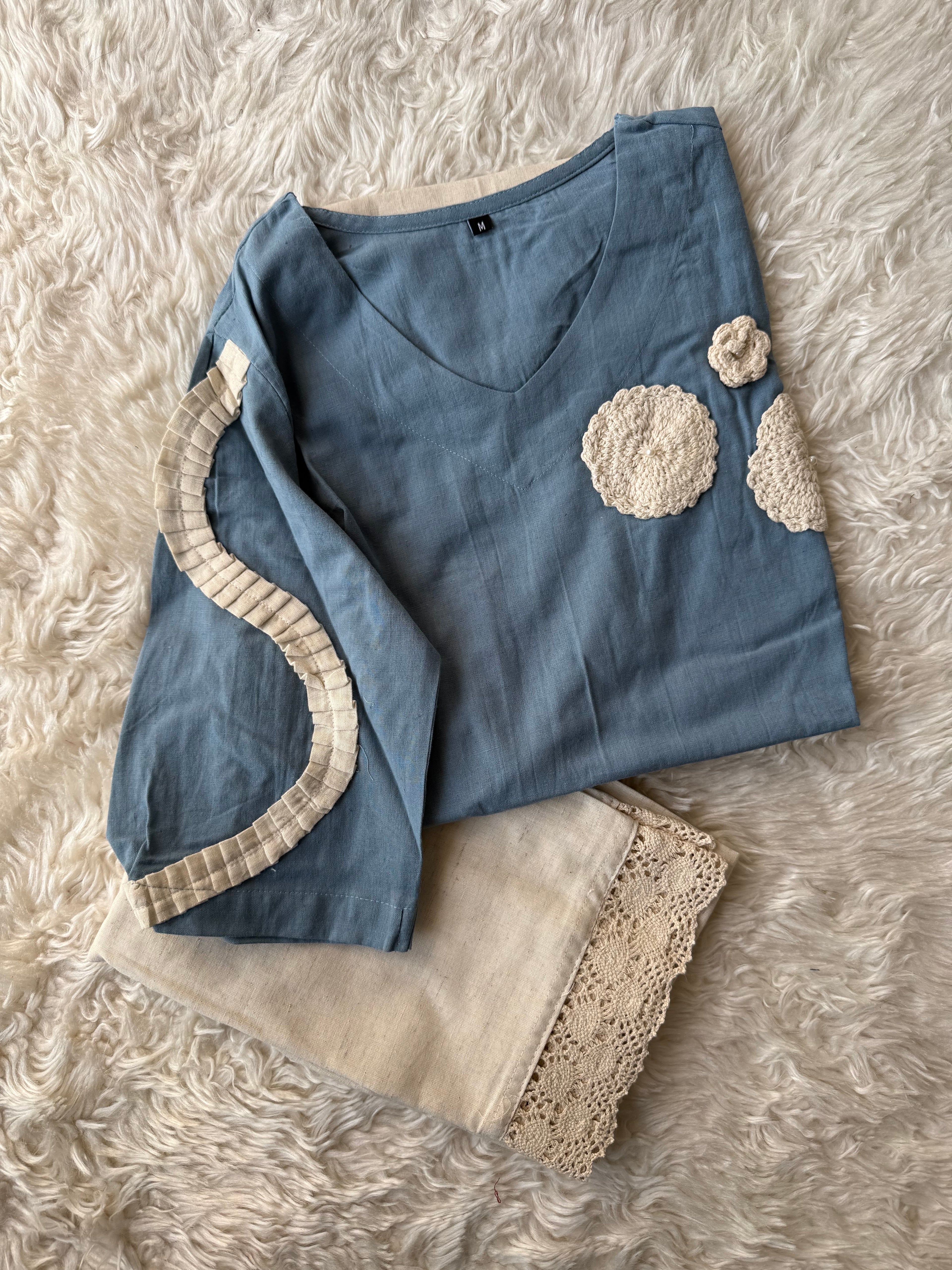 Soft Khadi Cotton Co-ord Set