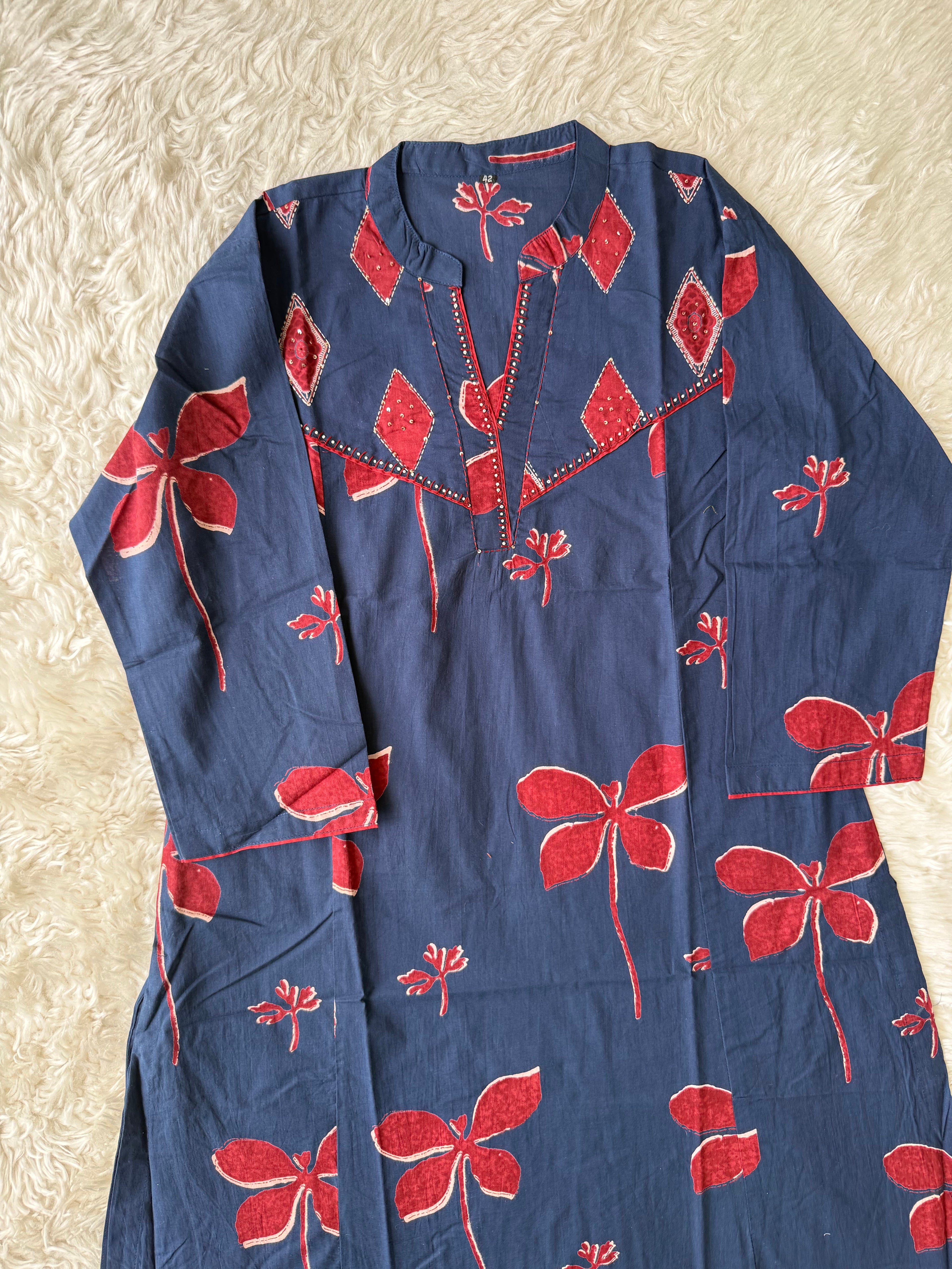 Premium Cotton Kurti Pant Dupatta Set