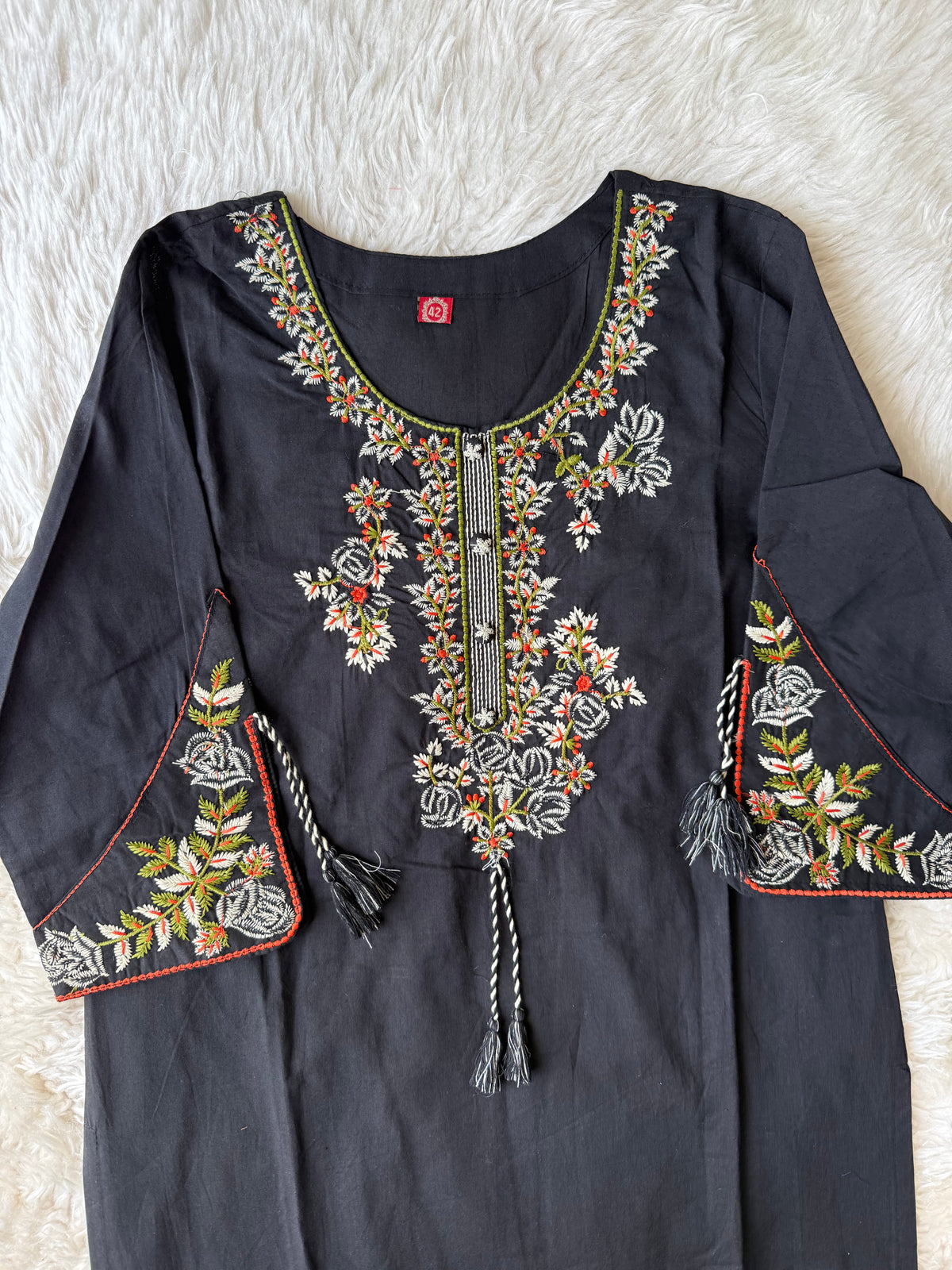 Pure Cotton Kurti Pant Dupatta Set