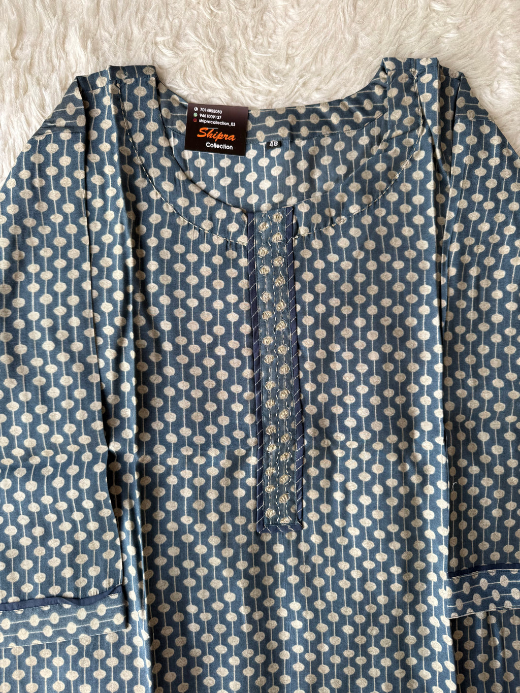 Pure Muslin Silk kurti