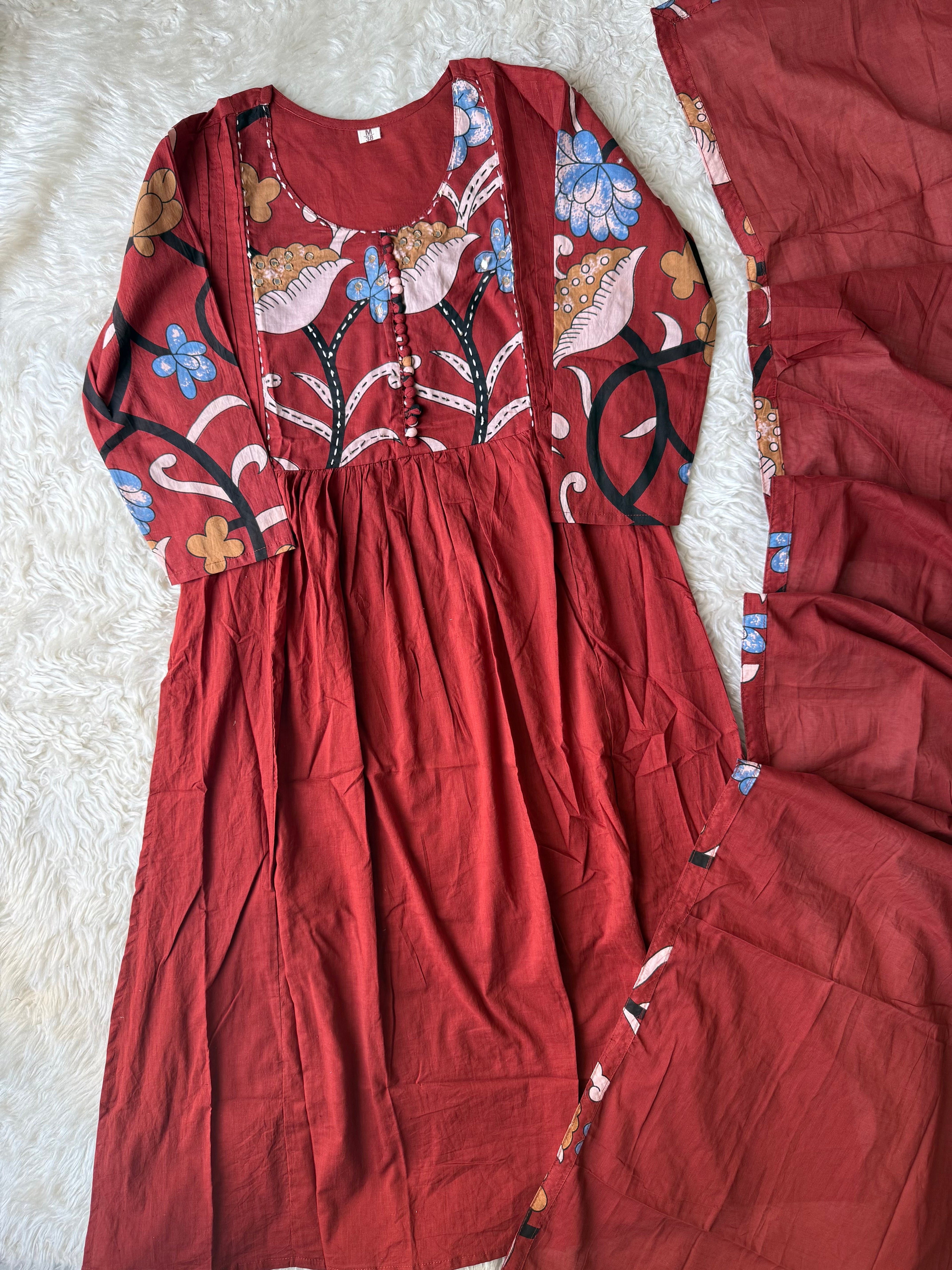 Kalamkari Print Comfort Palzo Set