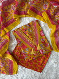 Budget Friendly FLARE Kurti Pant Dupatta Set