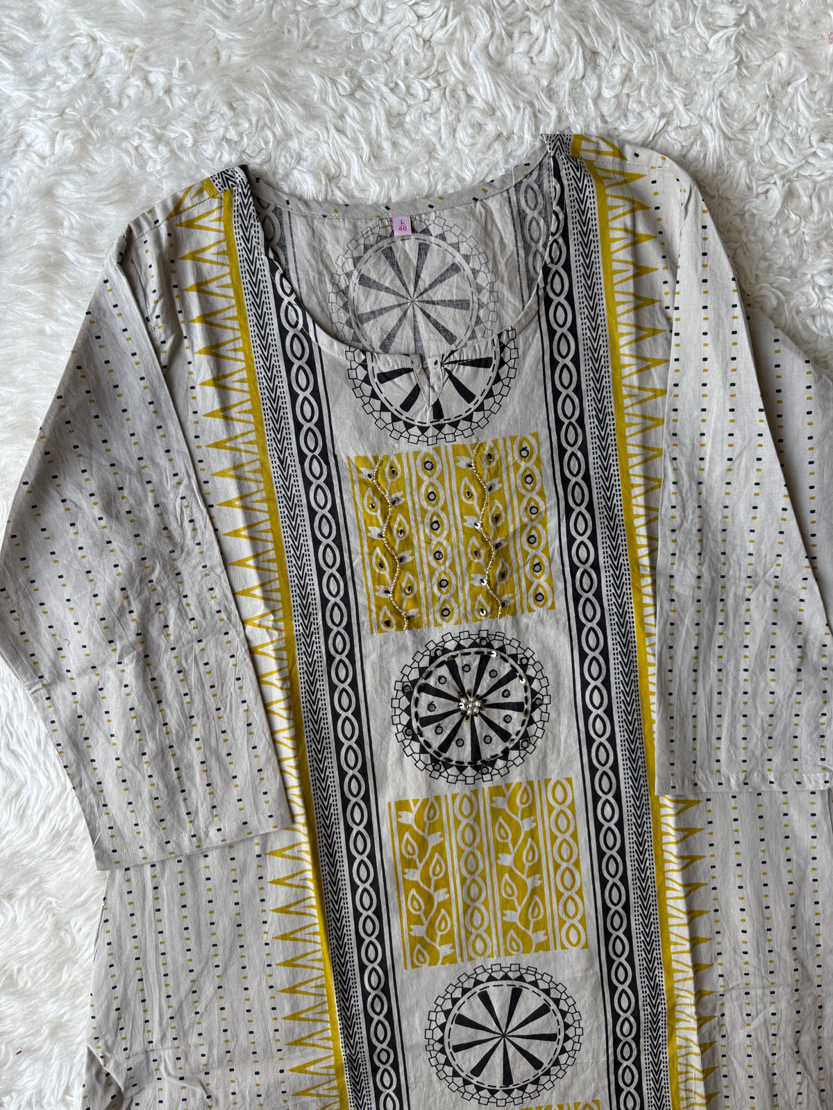 Pure Cotton Kurti Pant Set