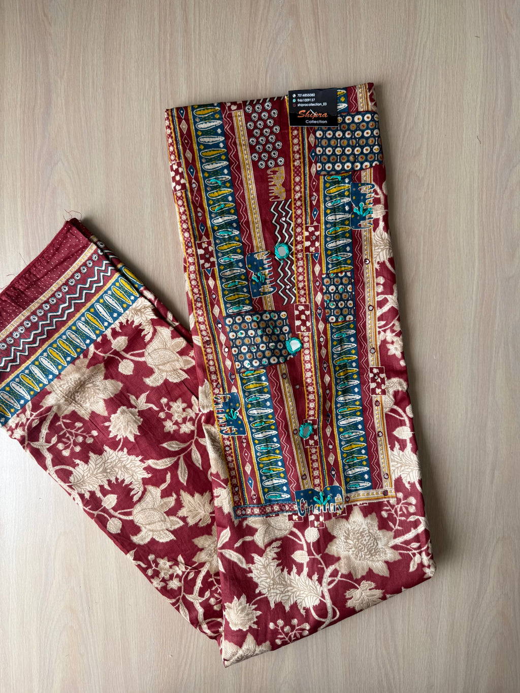 Premium Cotton Unstitched Set
