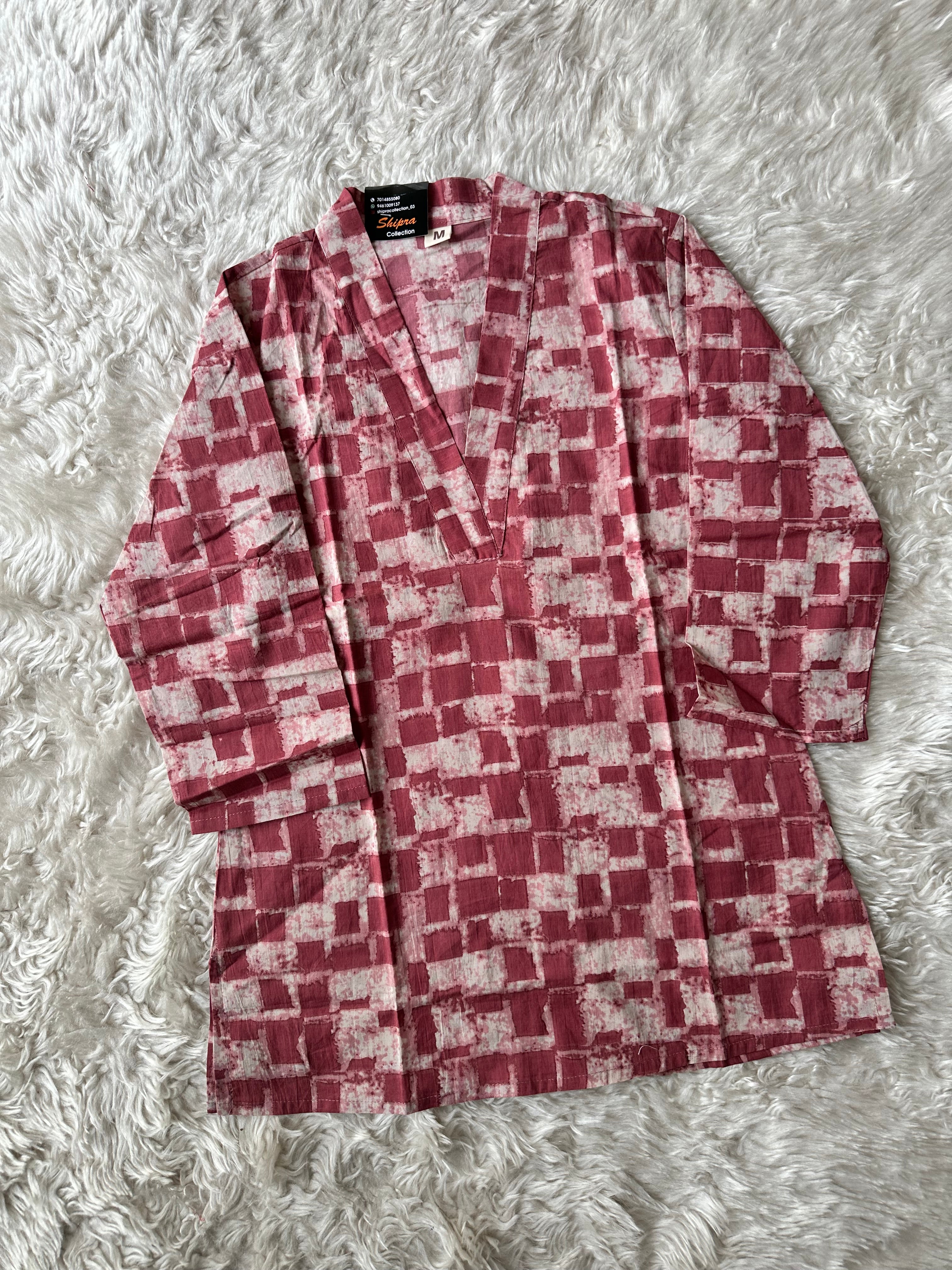 Shipra’s Fav ❣️ V- Neck Short Kurti