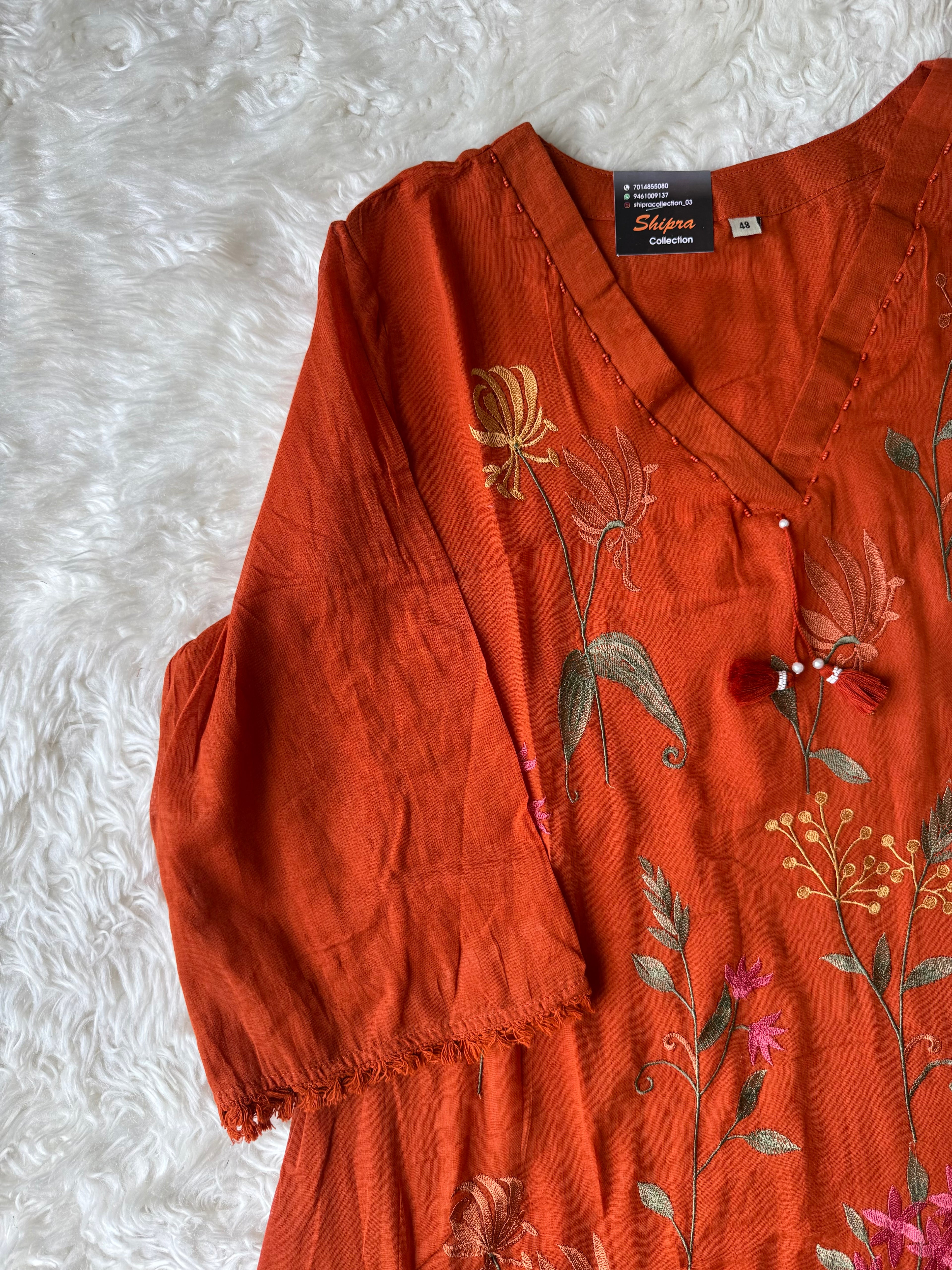 Premium Mul Cotton Thread Work Collection