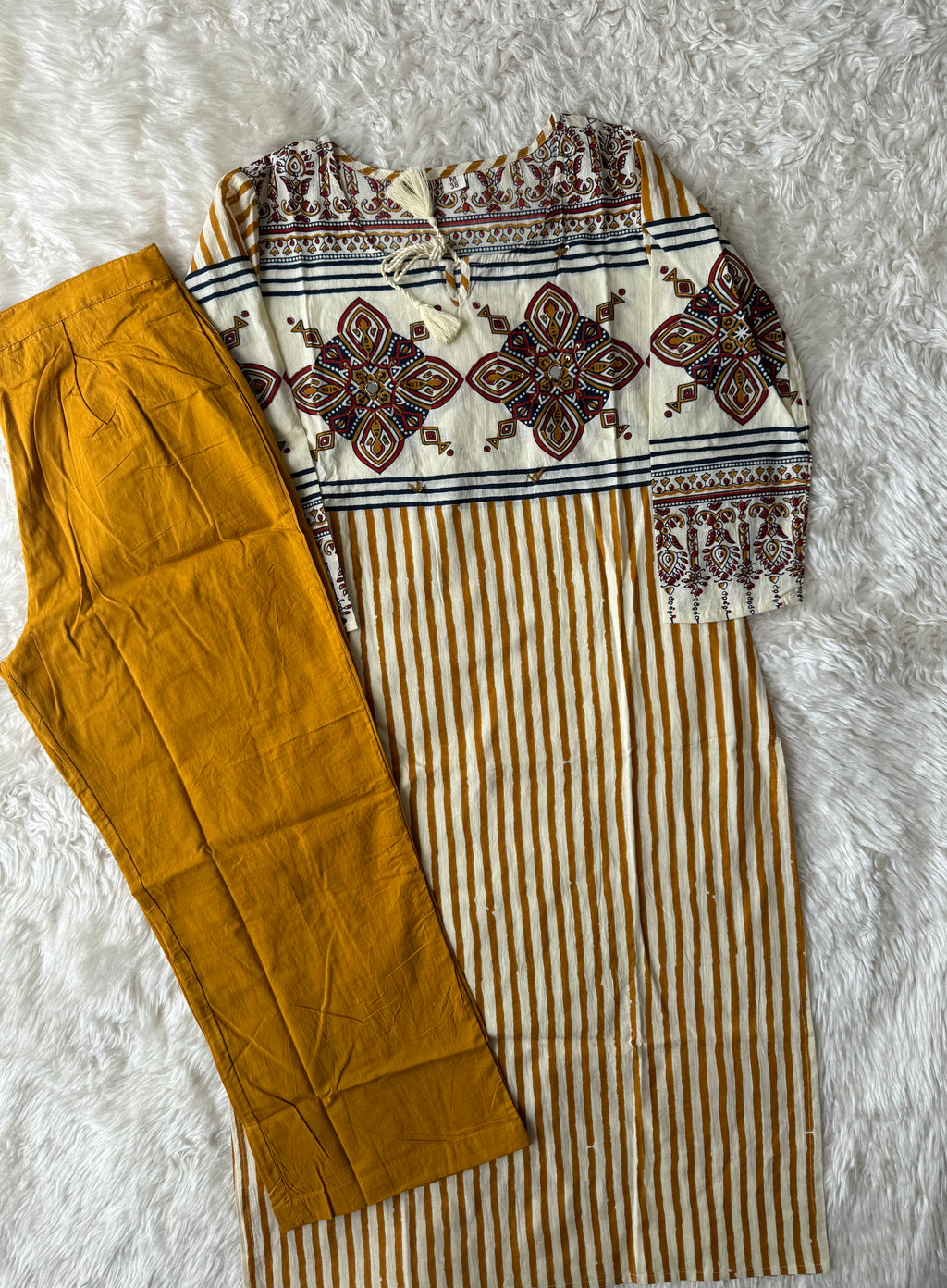 Premium Cotton Kurti Pant Set