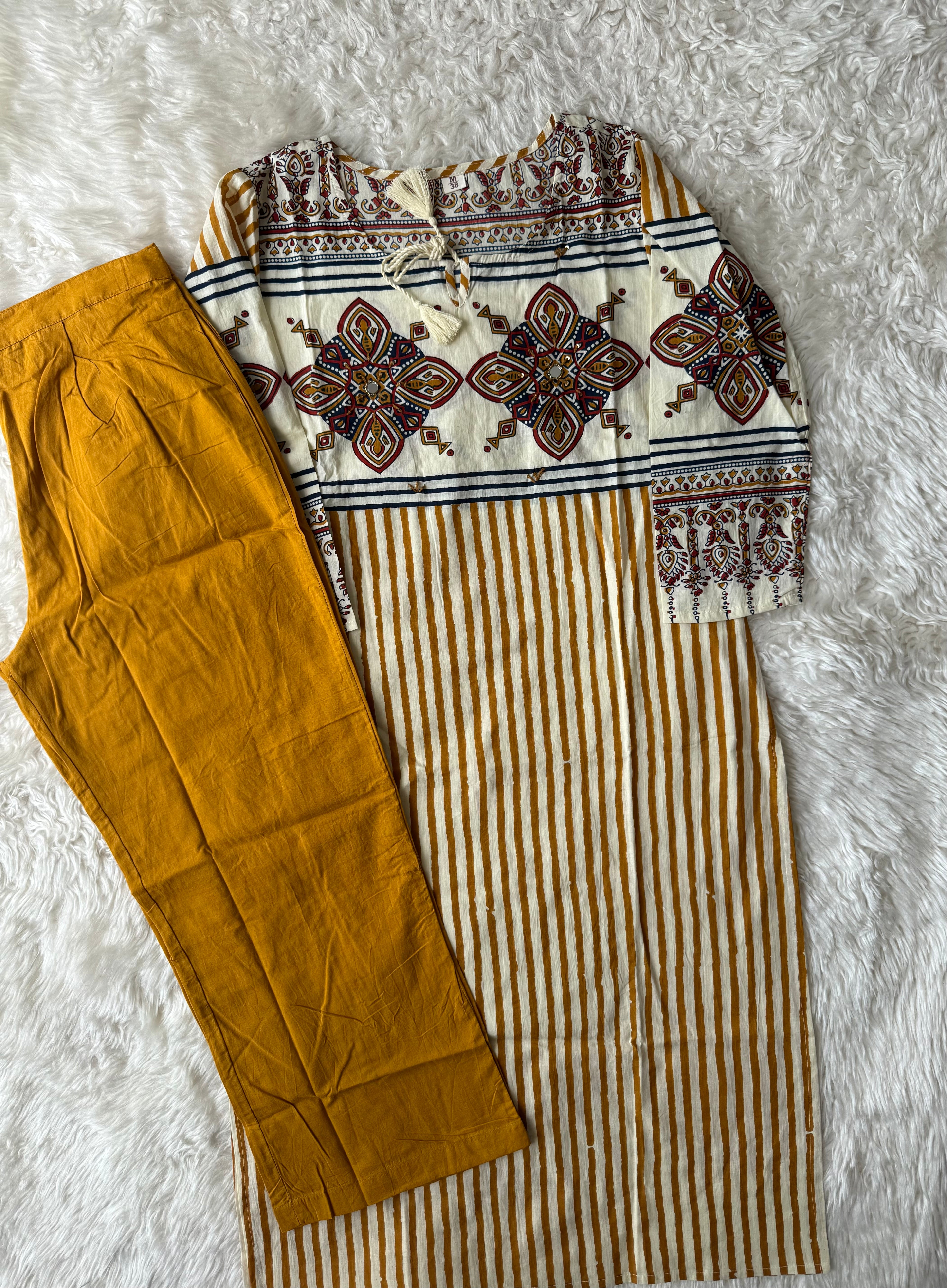Premium Cotton Kurti Pant Set