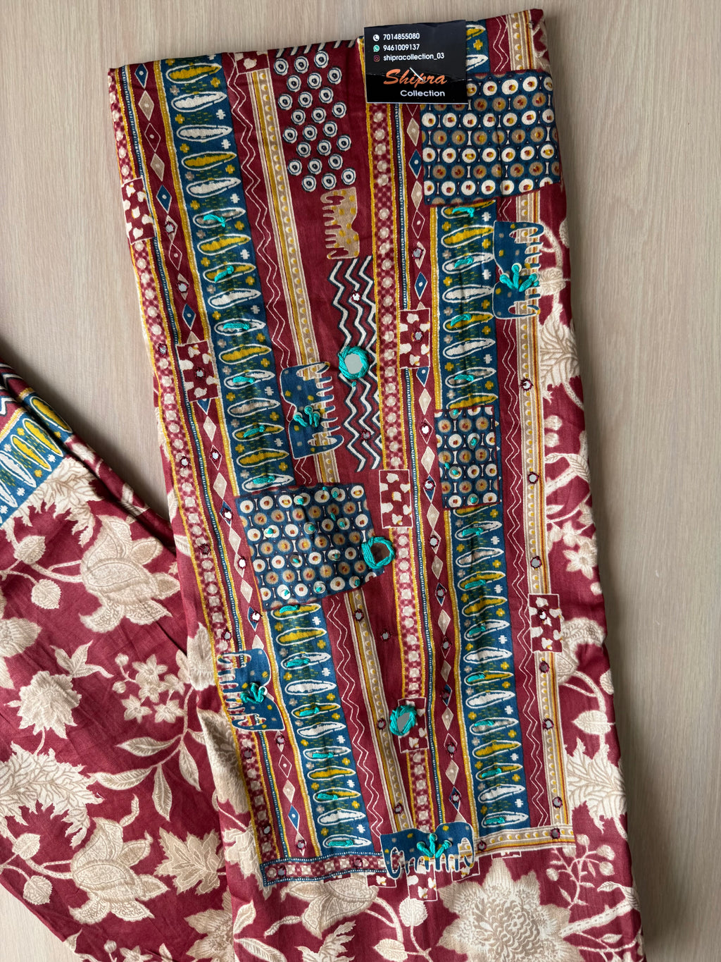 Premium Cotton Unstitched Set