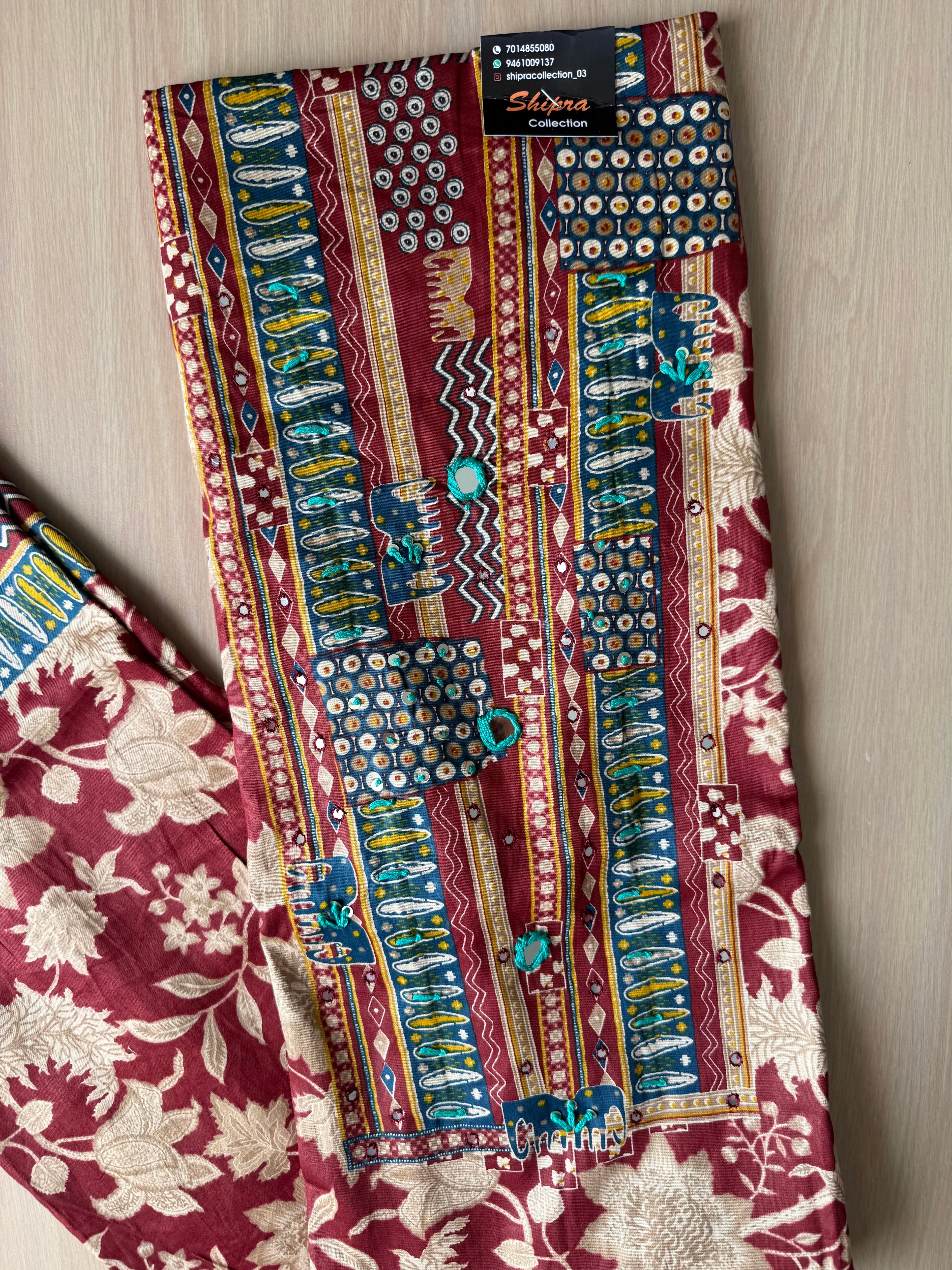 Premium Cotton Unstitched Set