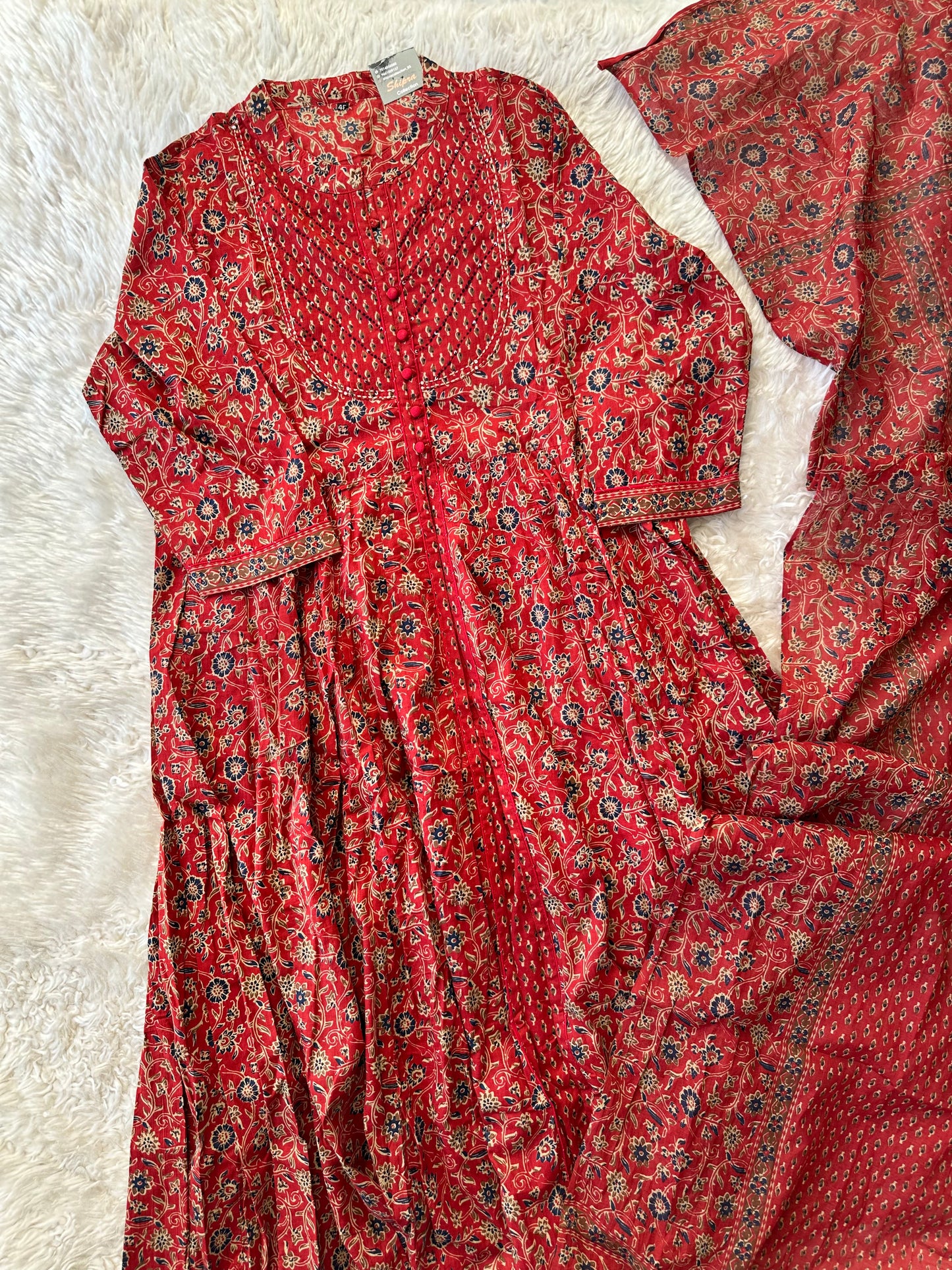 Premium Cotton Kurti Dupatta Set