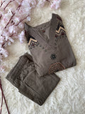 Pure Cotton Kurti Plazo Set