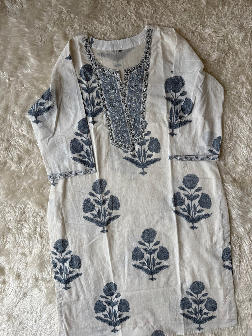 Premium Cotton Kurti Pant Dupatta Set