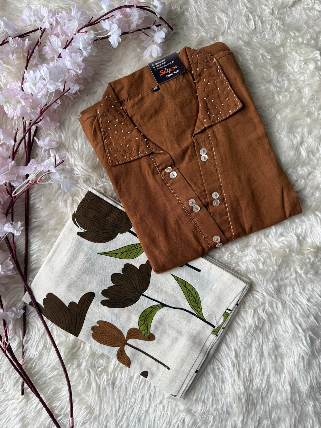 Soft Khadi Cotton Co-ord Set