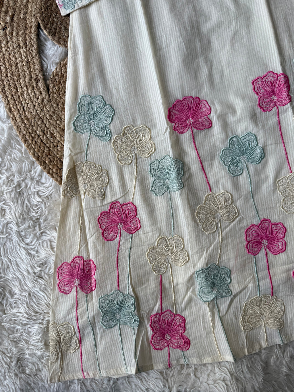 Mul Cotton Kurti Pant Dupatta Set