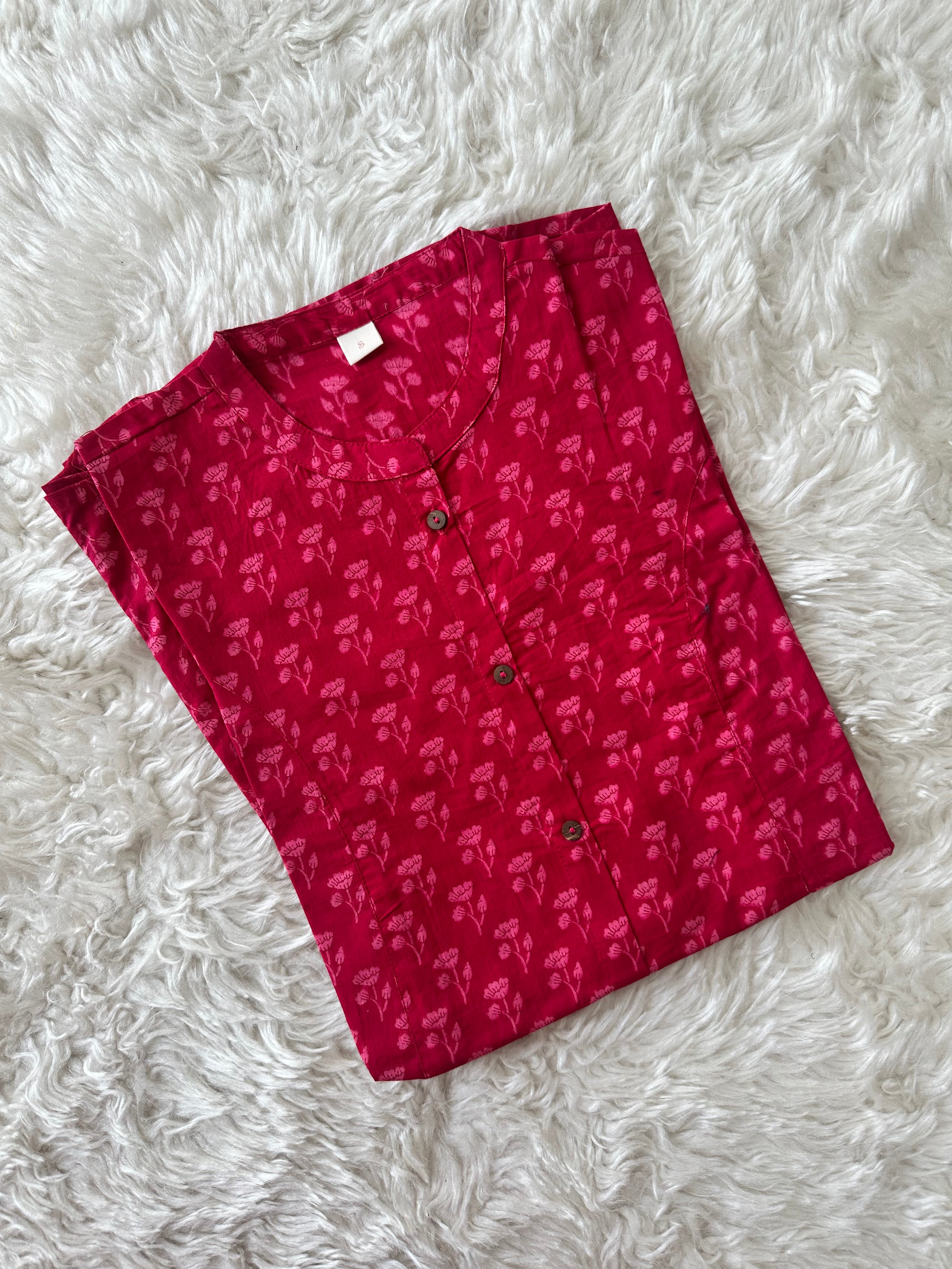 Premium Cotton Short Kurti