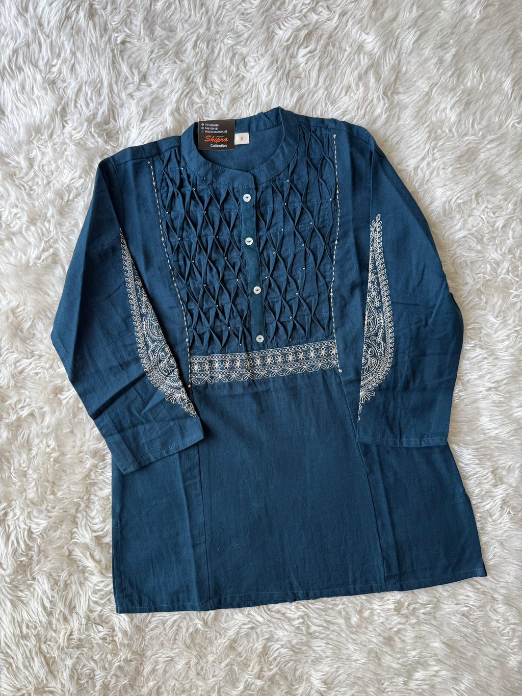 Khadi Cotton Short Kurti