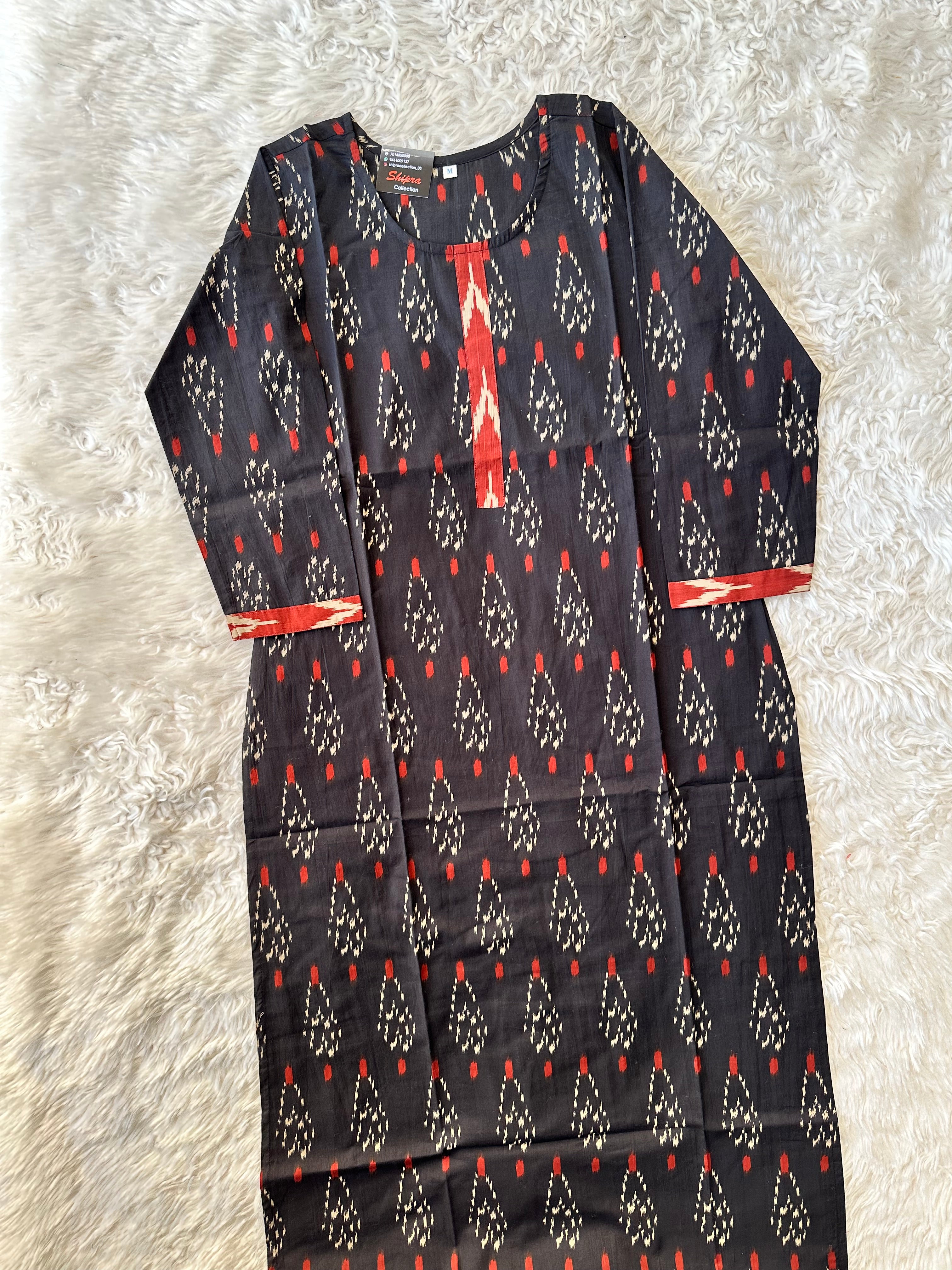 Premium Cotton Kurti Pant Jacket Set