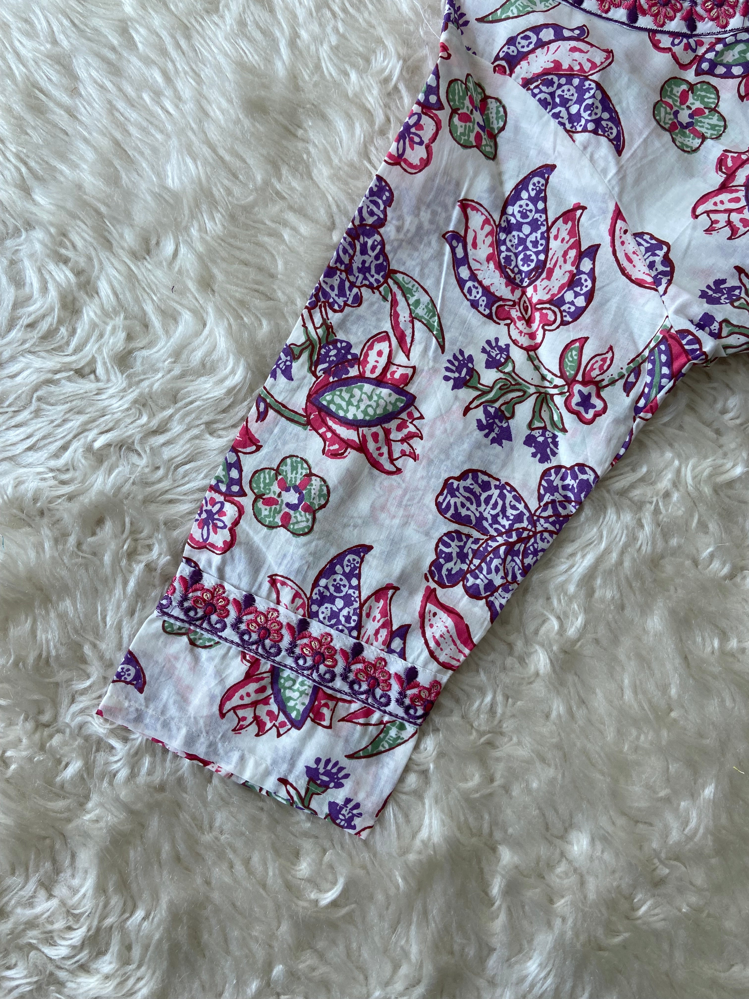 Pure Cotton Short Kurti